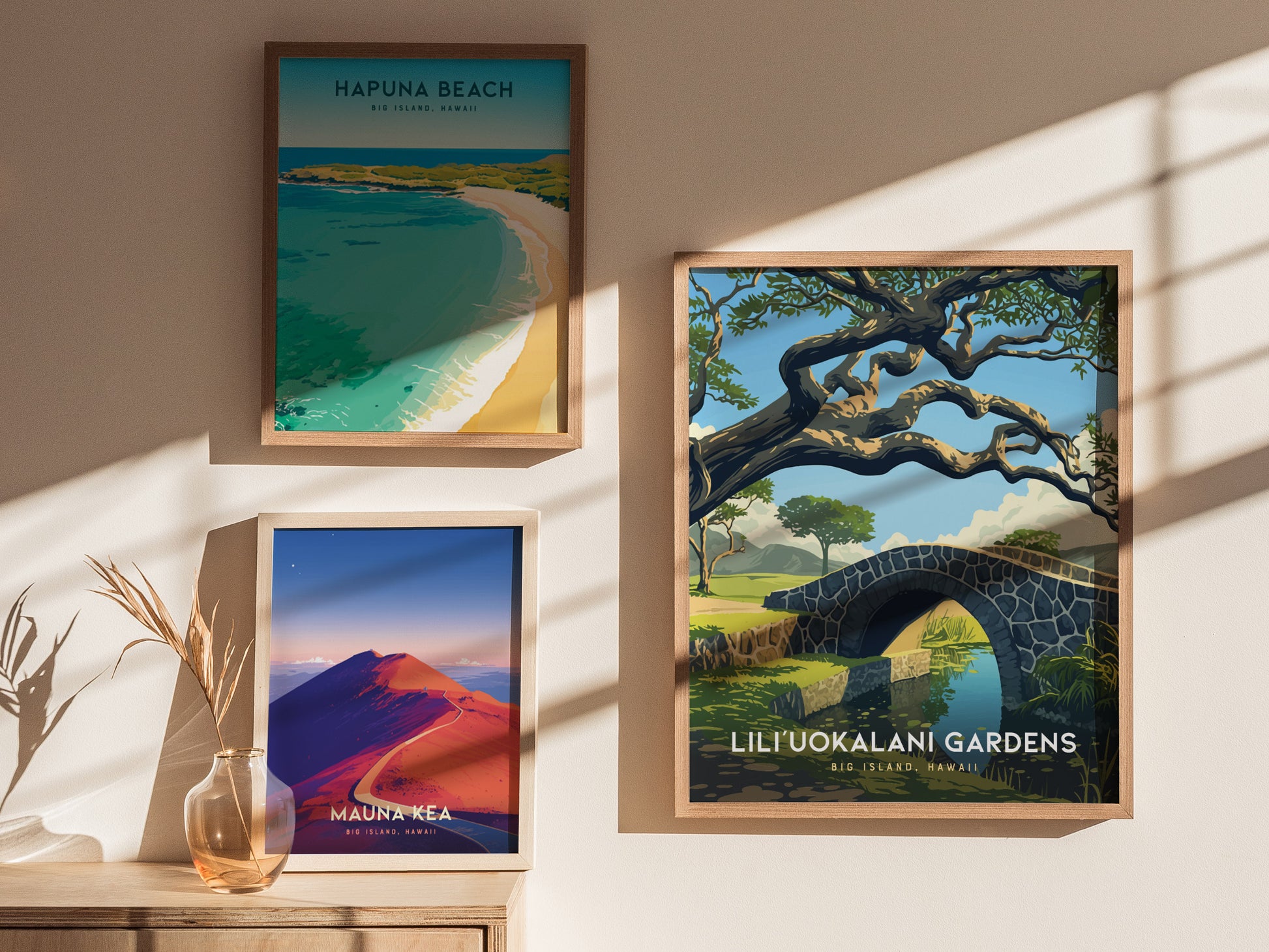 Liliuokalani Gardens Poster | Hilo Big Island Hawaii Wall Art