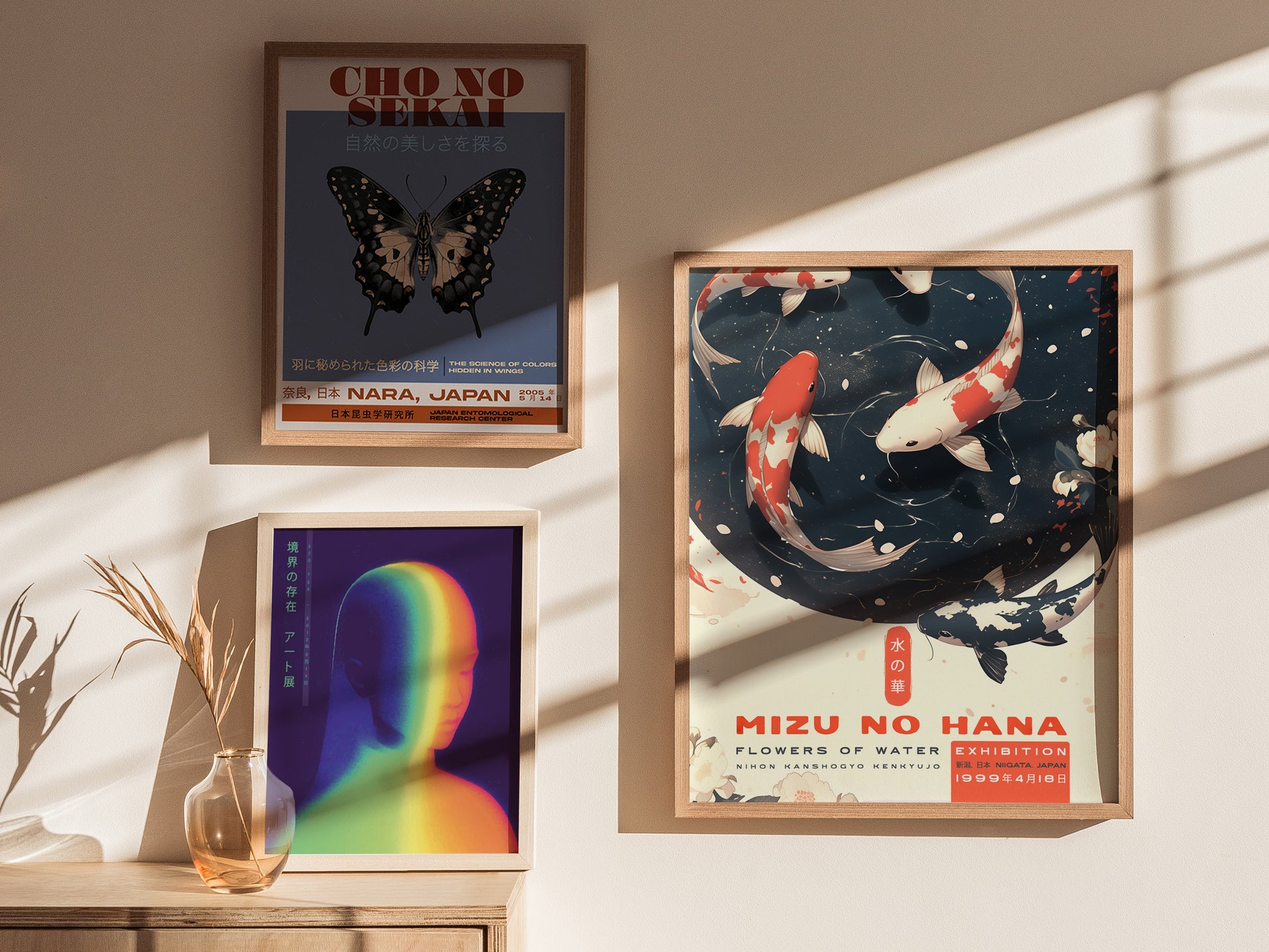 Japanese Koi Fish Poster | Mizu no Hana Zen Wall Art