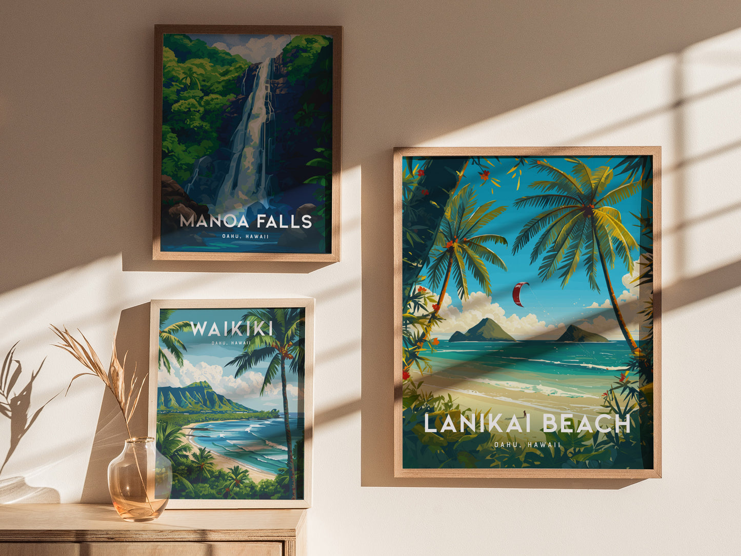 Lanikai Beach Poster | Kailua Oahu Hawaii Wall Art