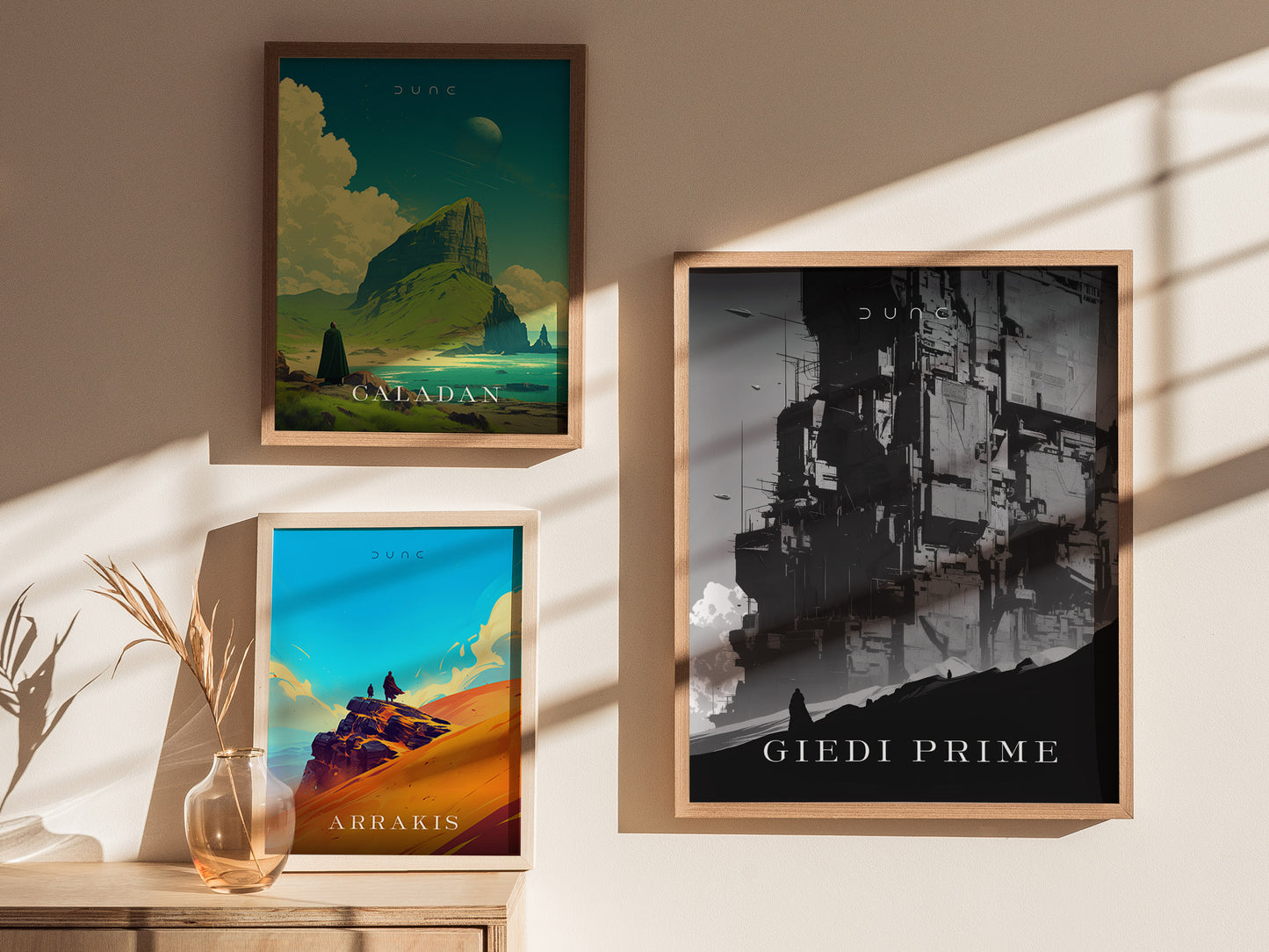 Dune Giedi Prime Poster | Sci-Fi Fan Wall Art | Framed or Unframed