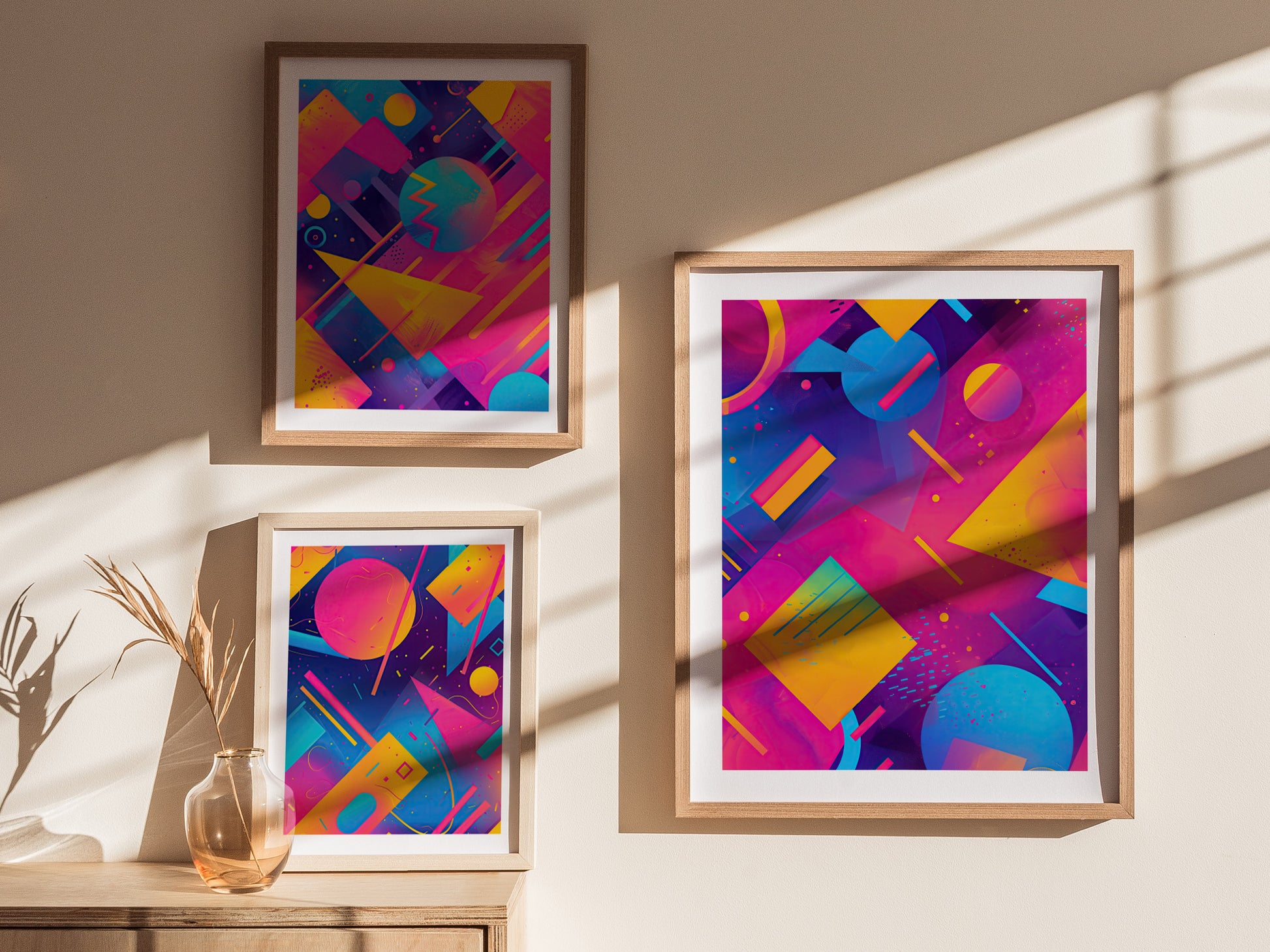 Synthwave Poster | 80s Retrowave Art | Neon Aesthetic Wall Decor