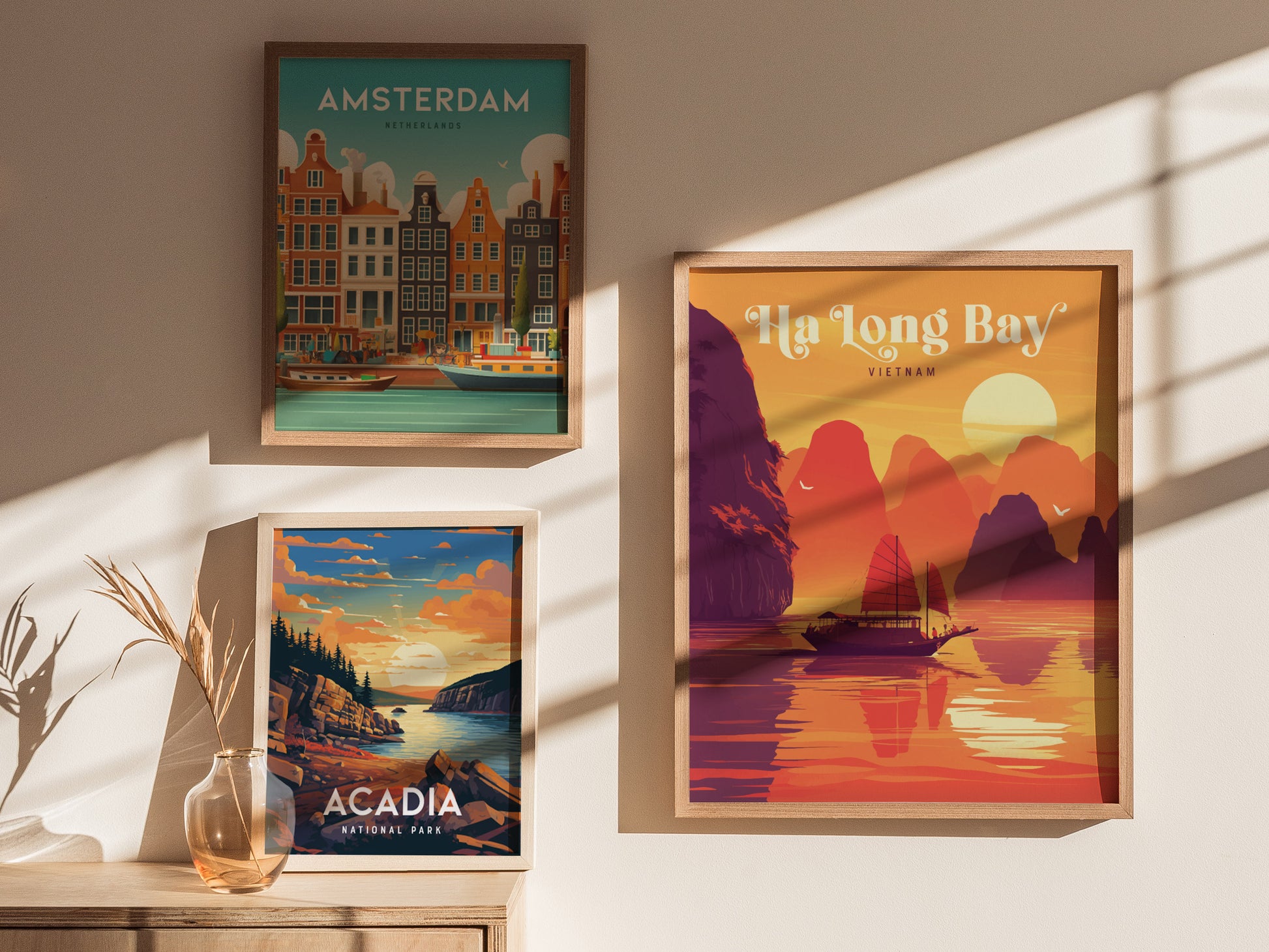 Ha Long Bay Poster | Vietnam Travel Print Wall Art