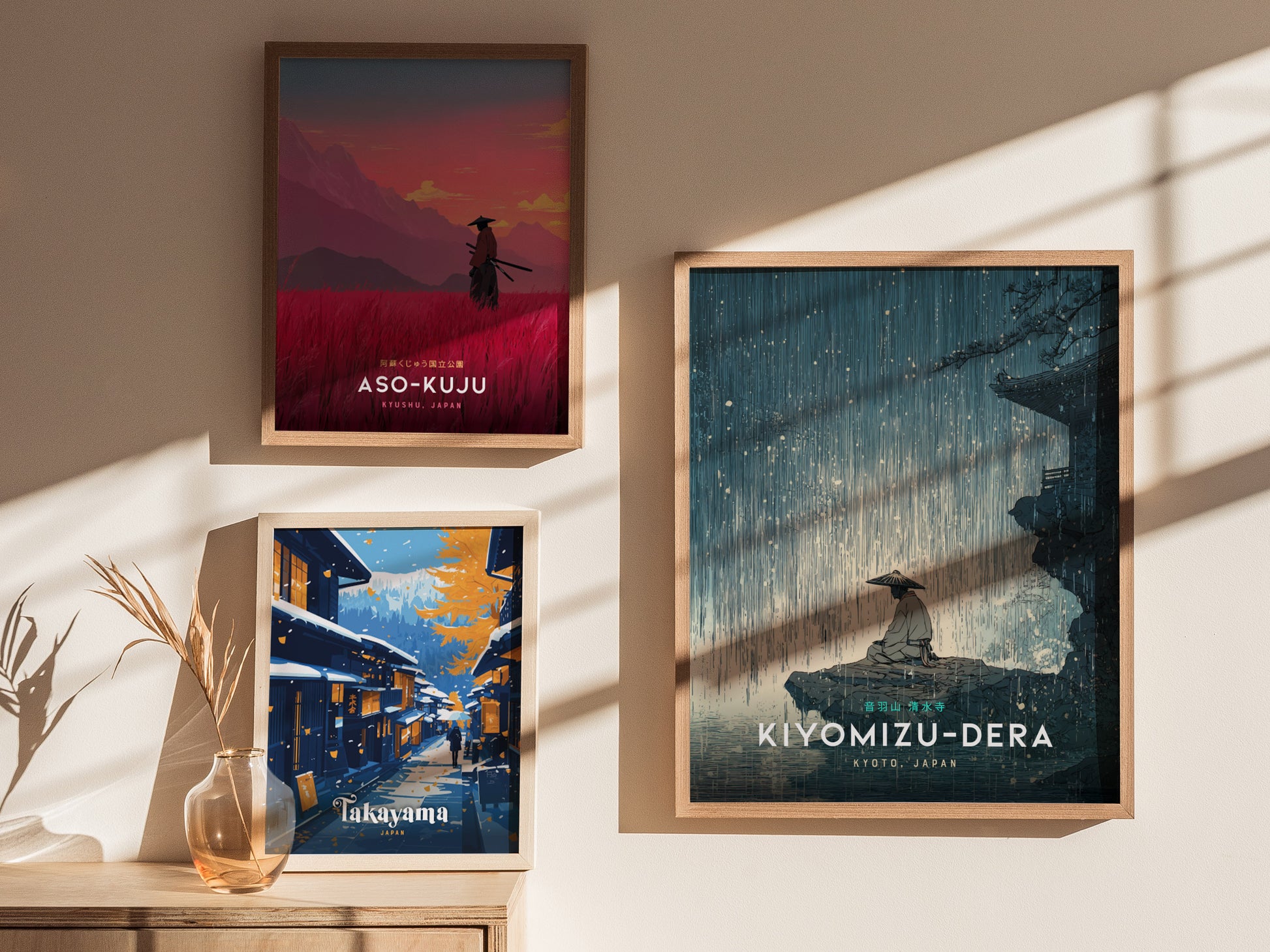 Kyoto Temple Poster | Kiyomizu-dera Japan Wall Art