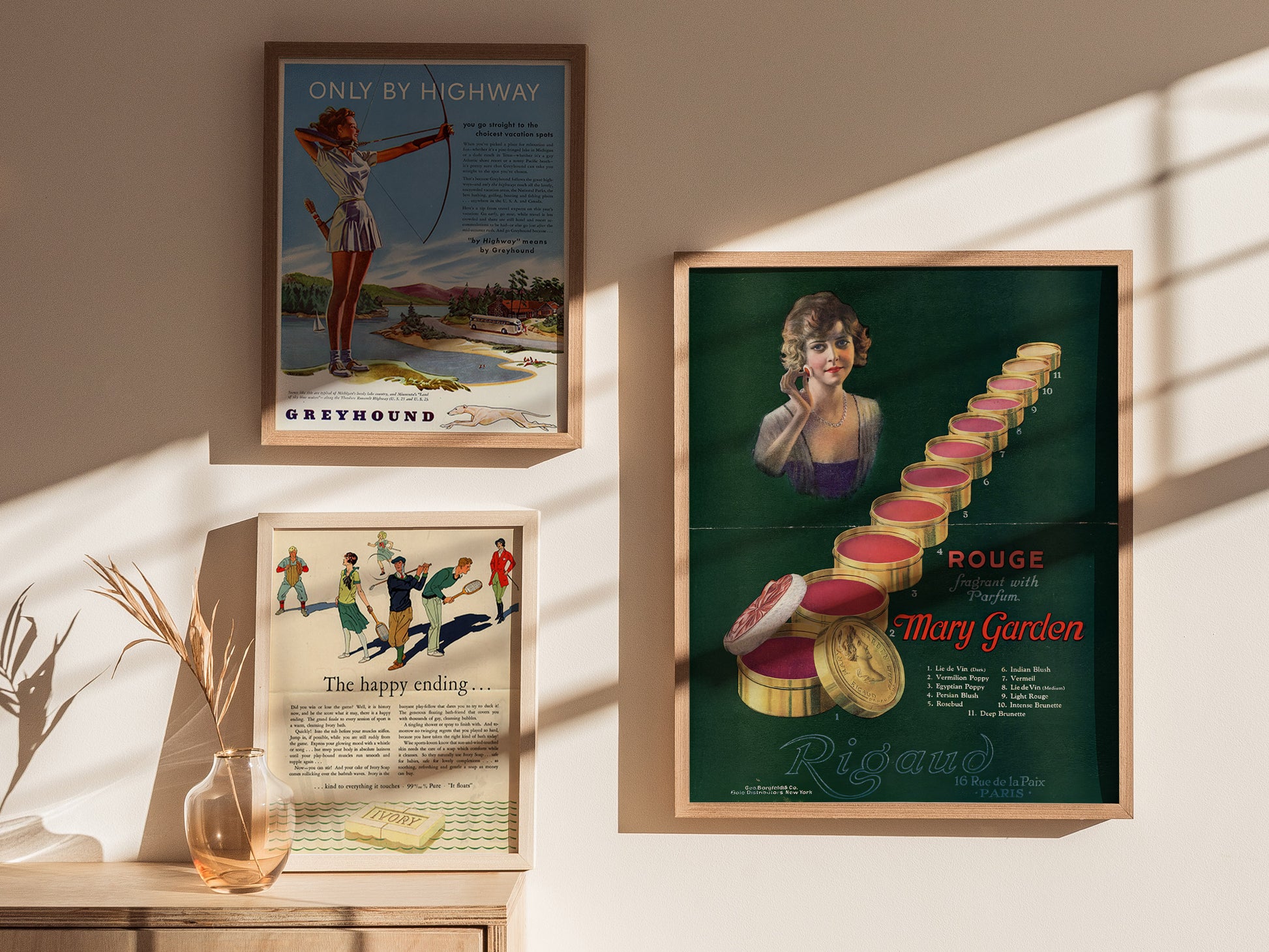 Vintage Beauty Poster | 1920s French Makeup Art | Framed or Unframed