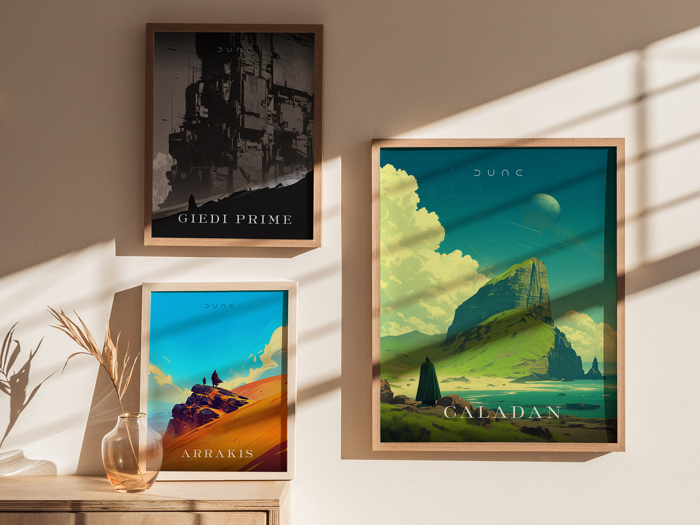 Dune Caladan Poster | Sci-Fi Fan Wall Art | Framed or Unframed
