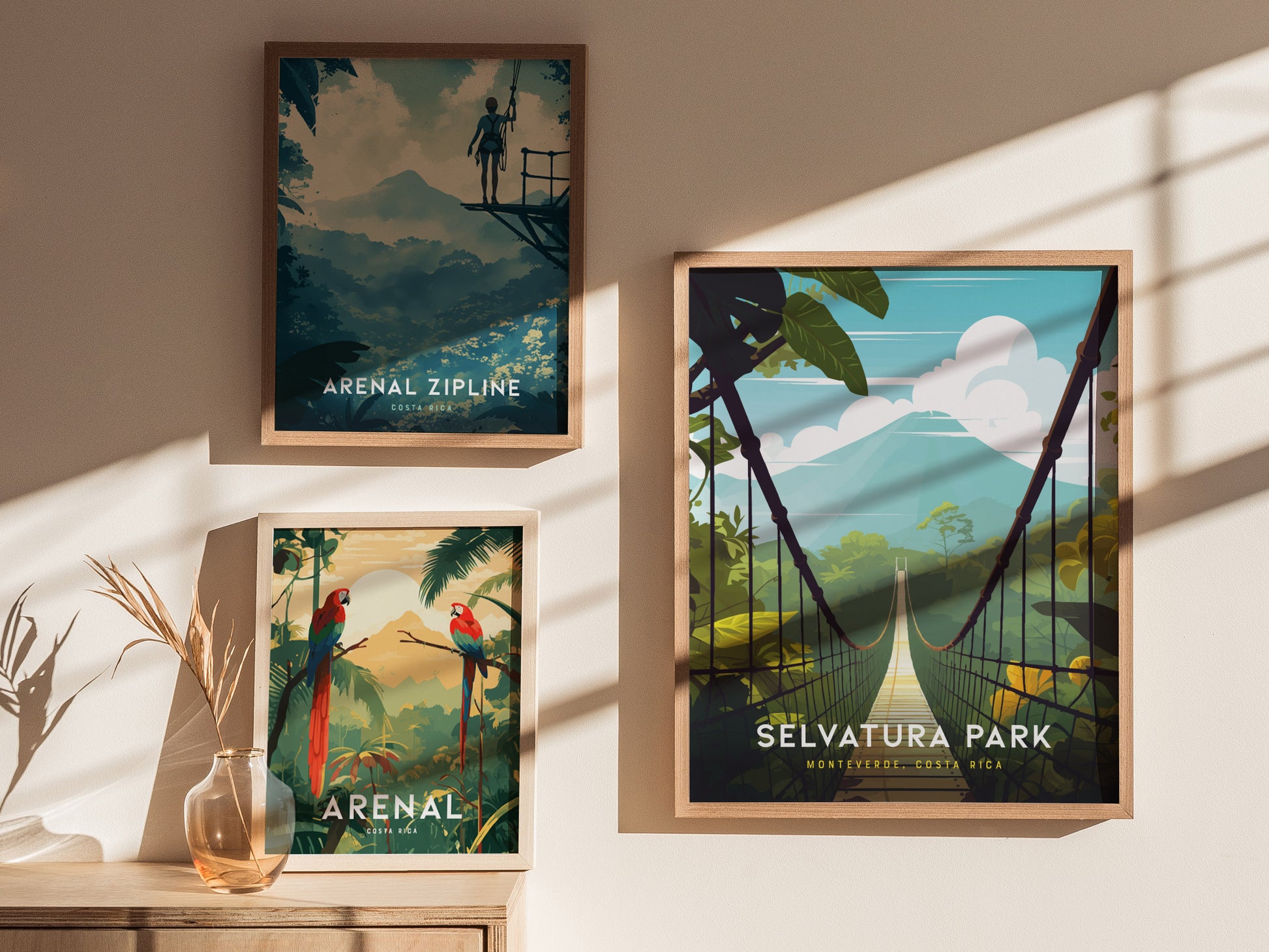 Selvatura Park Poster | Monteverde Costa Rica Cloud Forest Bridge Gift