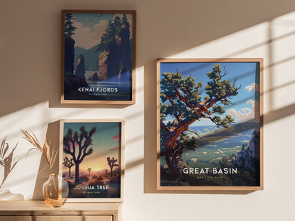 Great Basin National Park Poster | Nevada Hiker Wall Art