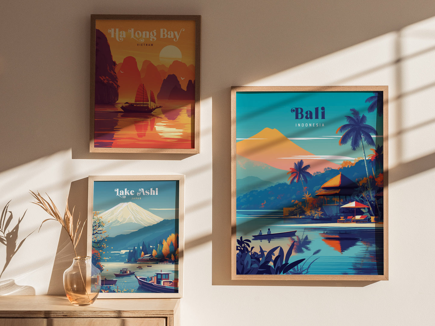 Uluwatu Poster | Bali Indonesia Surf Art | Surfer Gift