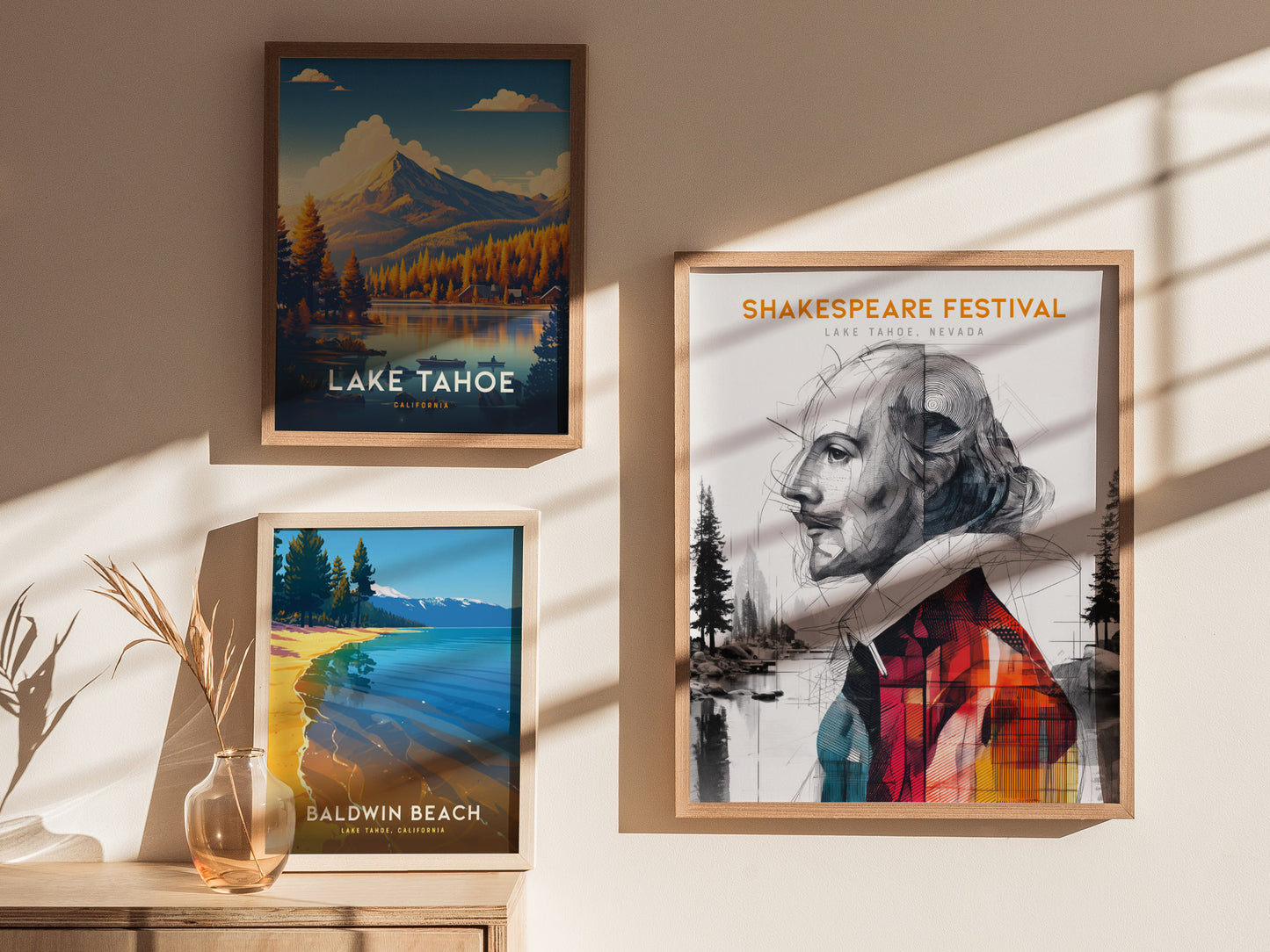Lake Tahoe Shakespeare Festival Poster | Sand Harbor Nevada Wall Art