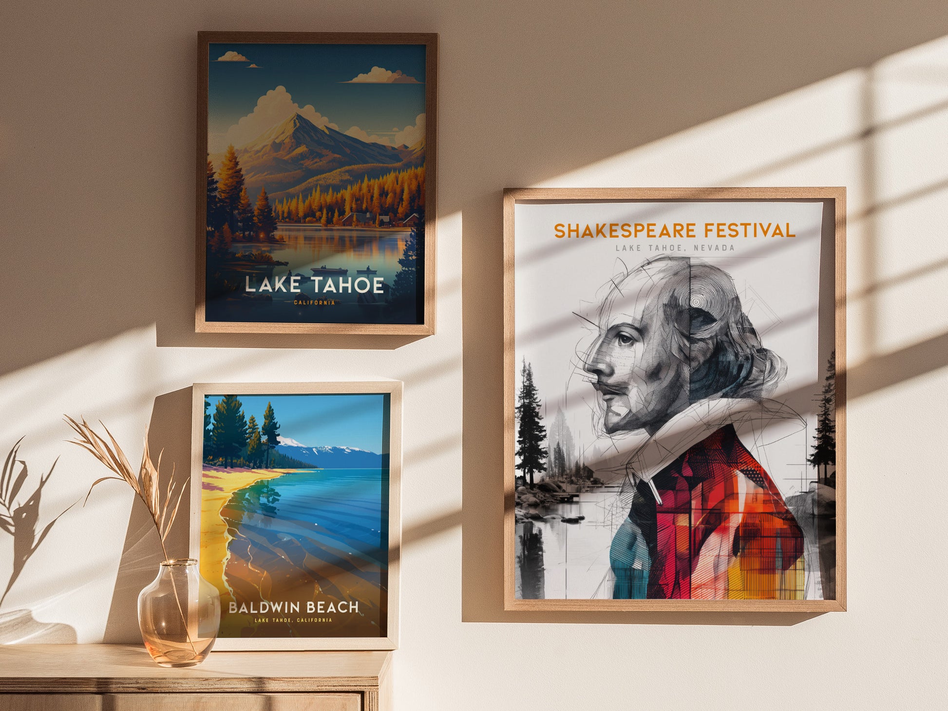 Lake Tahoe Shakespeare Festival Poster | Sand Harbor Nevada Wall Art