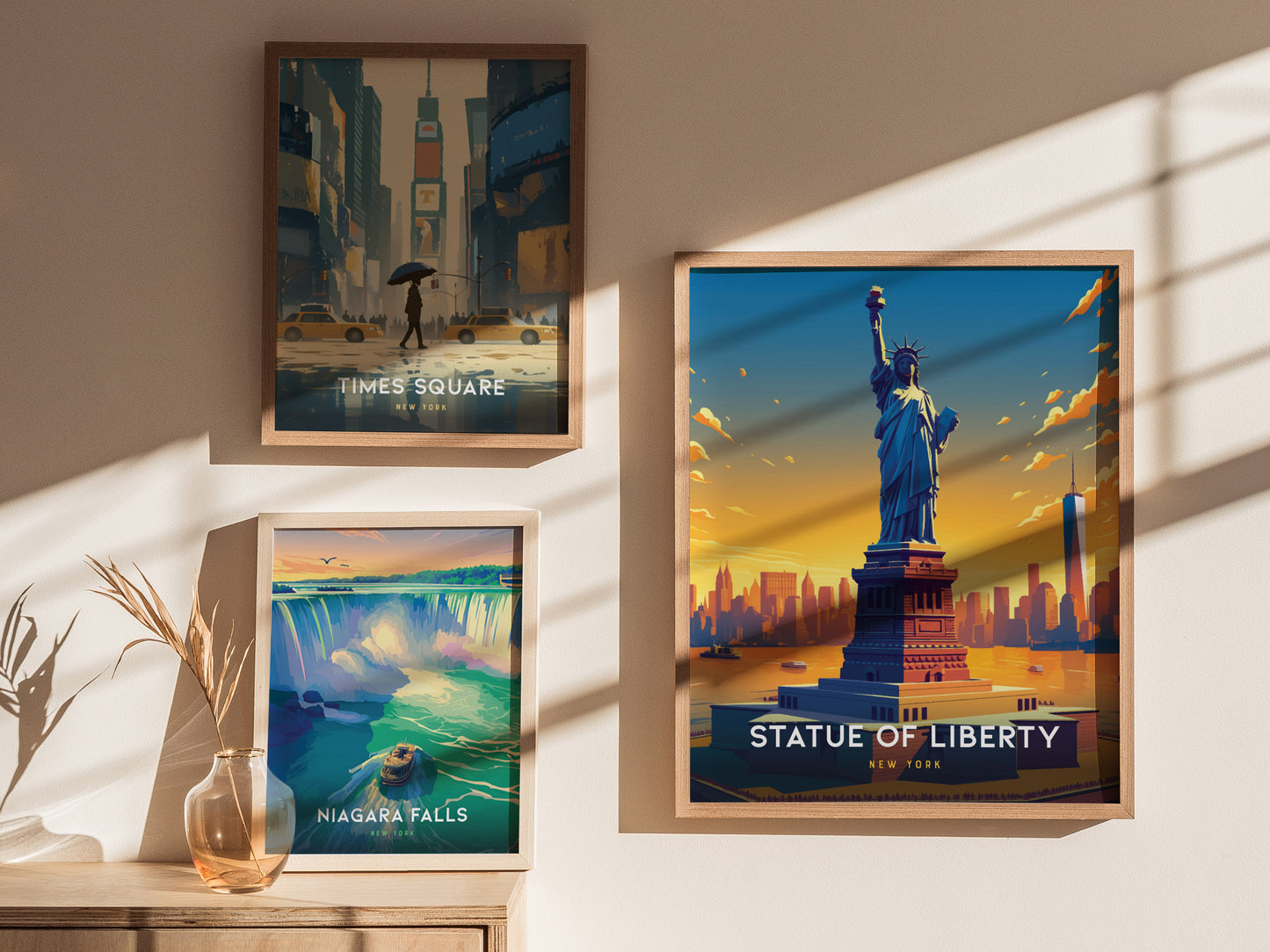 Statue of Liberty Poster | NYC Freedom Symbol American History Gift
