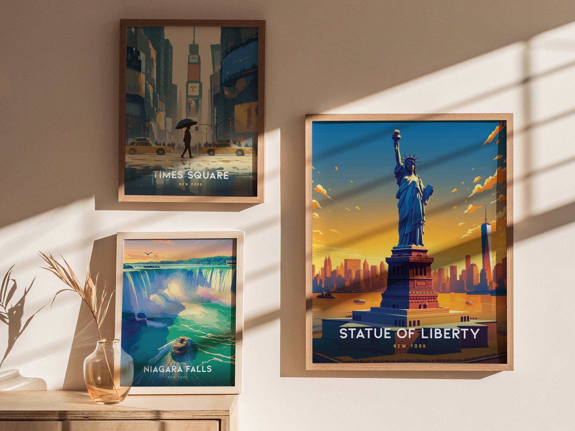 Statue of Liberty Poster | NYC Freedom Symbol American History Gift