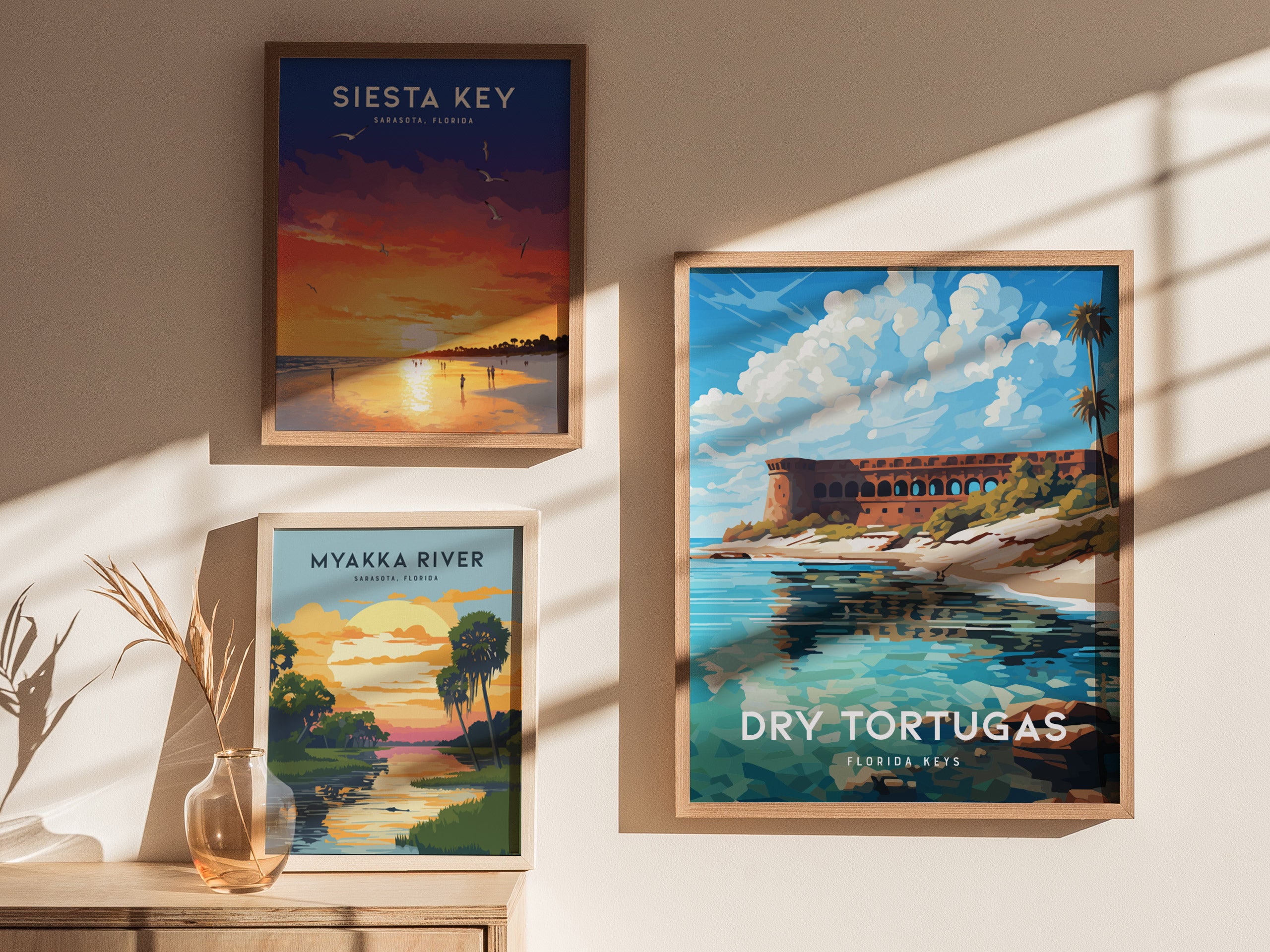Dry Tortugas National Park Poster | Florida Keys Island Wall Art