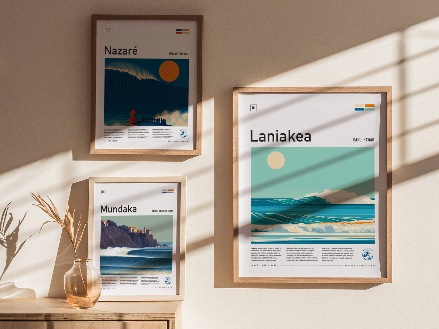 Laniakea North Shore Poster | Oahu Hawaii Surf Spot Wall Art