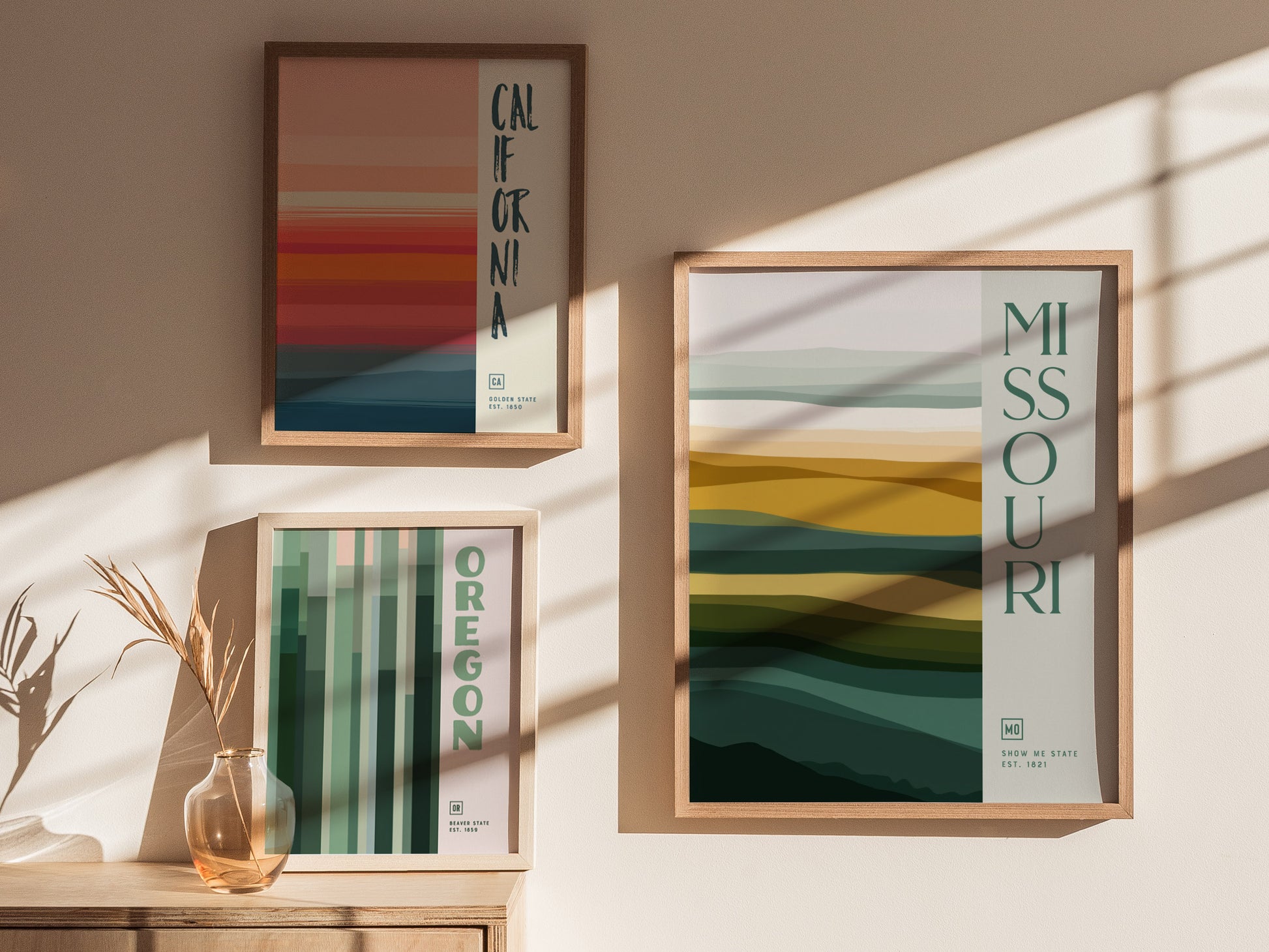 Missouri Poster | The Show Me State Wall Art