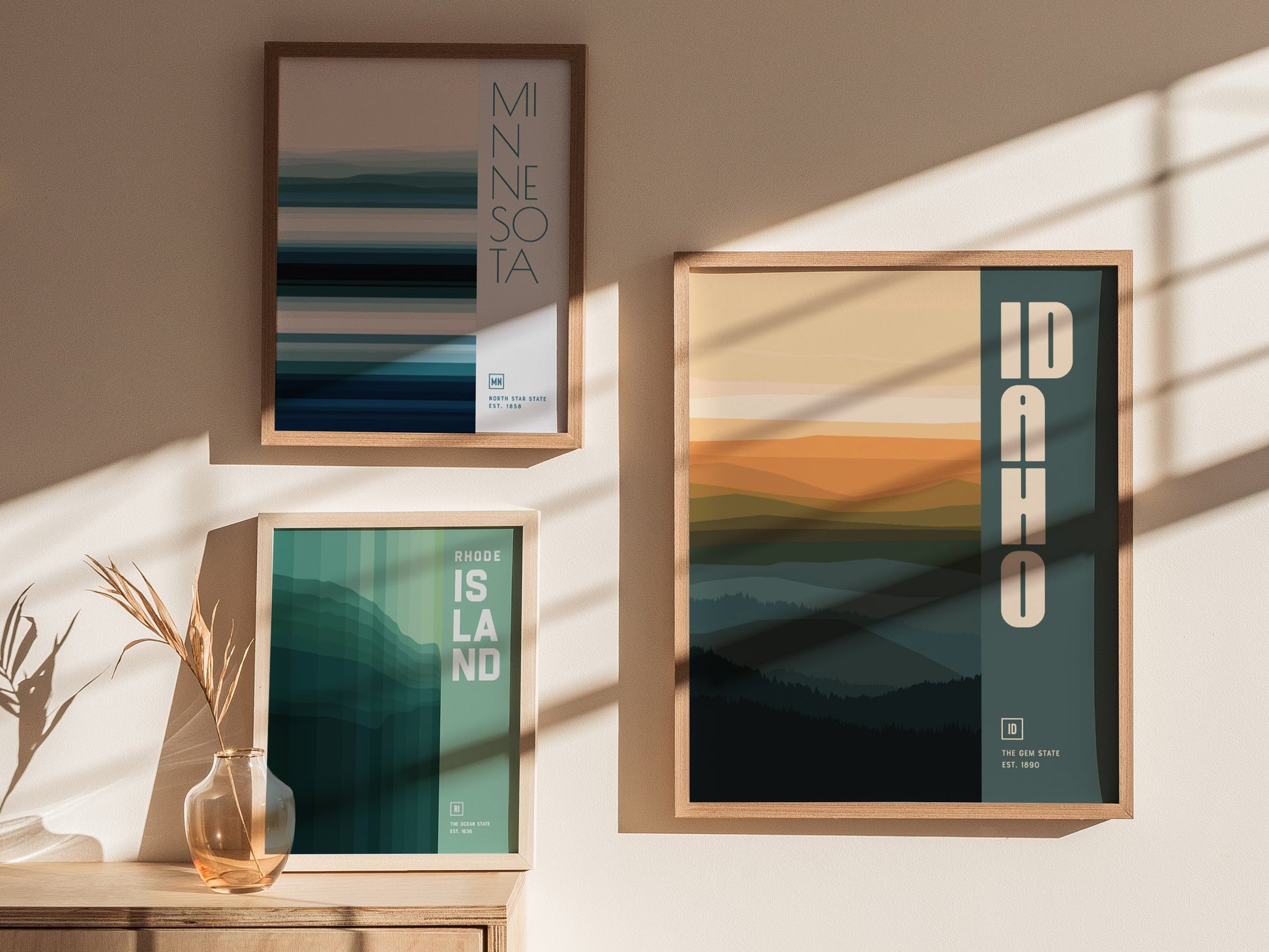 Idaho Poster | The Gem State Wall Art
