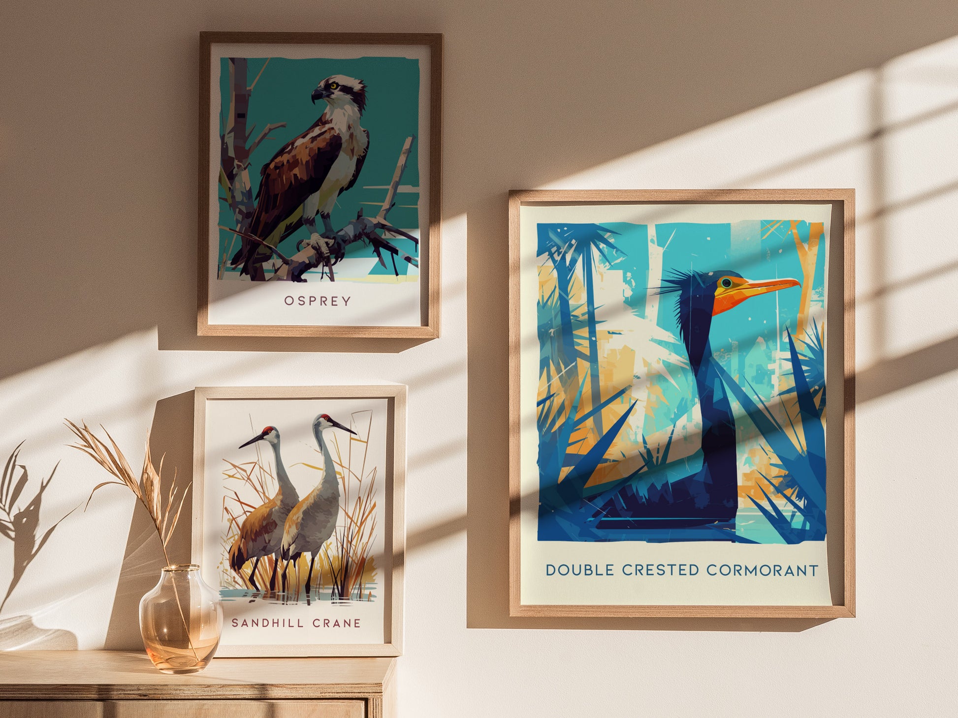 Cormorant Audubon Print | Florida Bird Lover Wall Art | Framed or Unframed