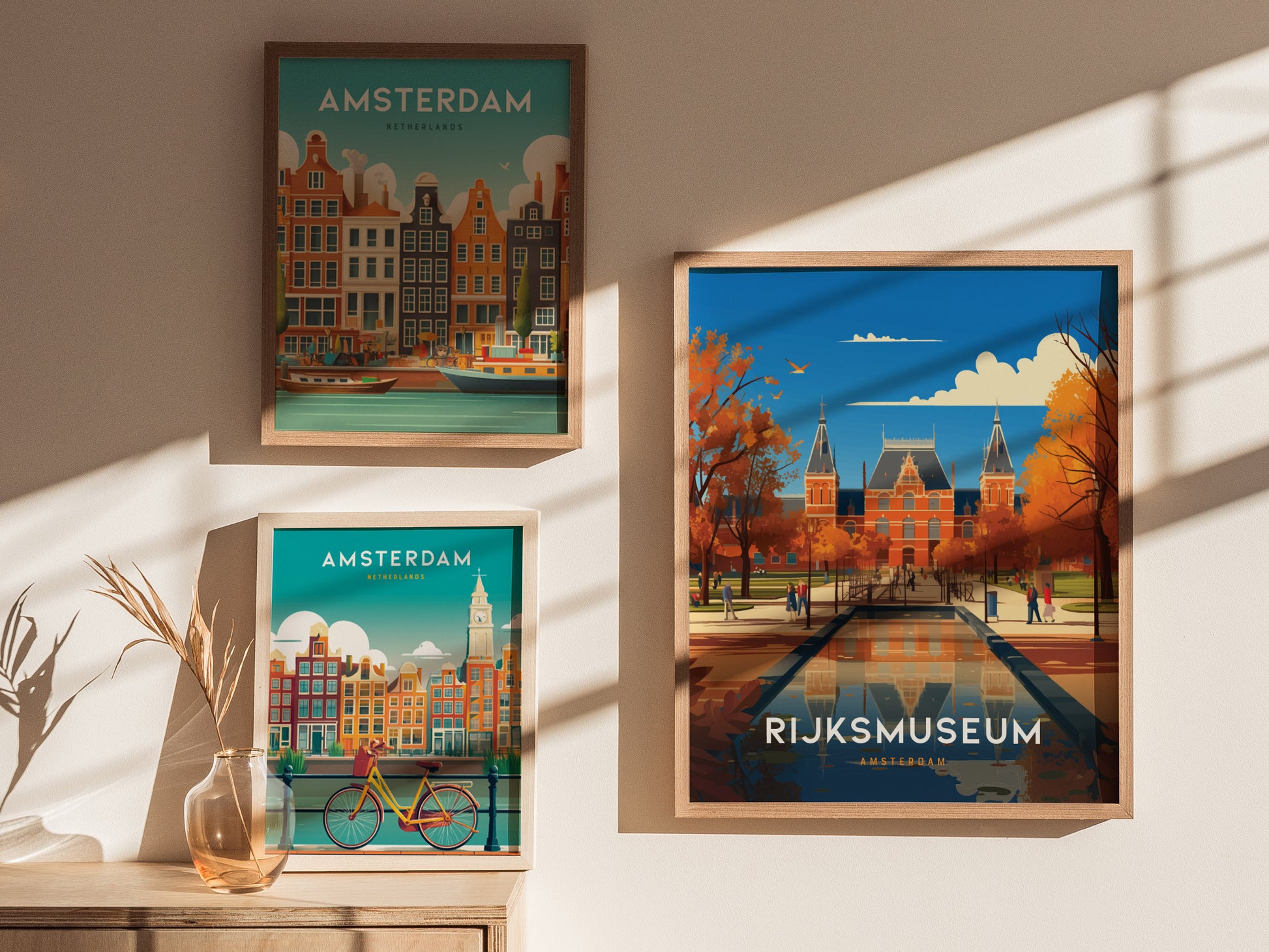 Rijksmuseum Poster | Amsterdam Dutch Masters Art Museum Netherlands