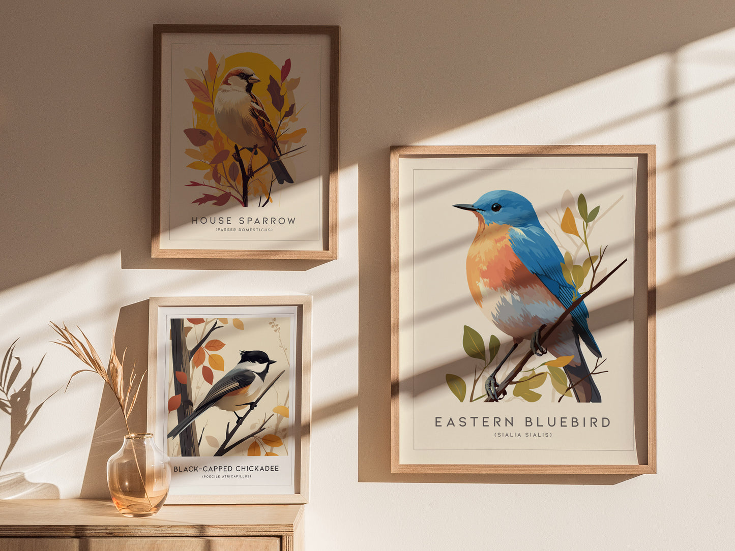 Eastern Bluebird Audubon Print | Bird Lover Cottagecore Wall Art | Framed or Unframed