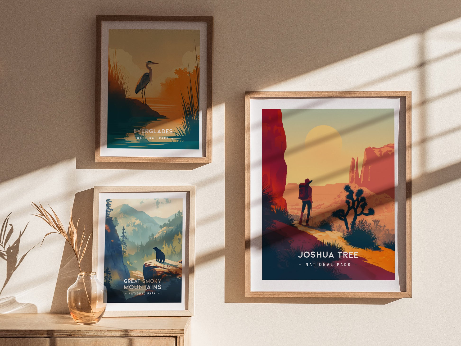 Joshua Tree National Park Poster | Minimalist Decor Series Wall Art