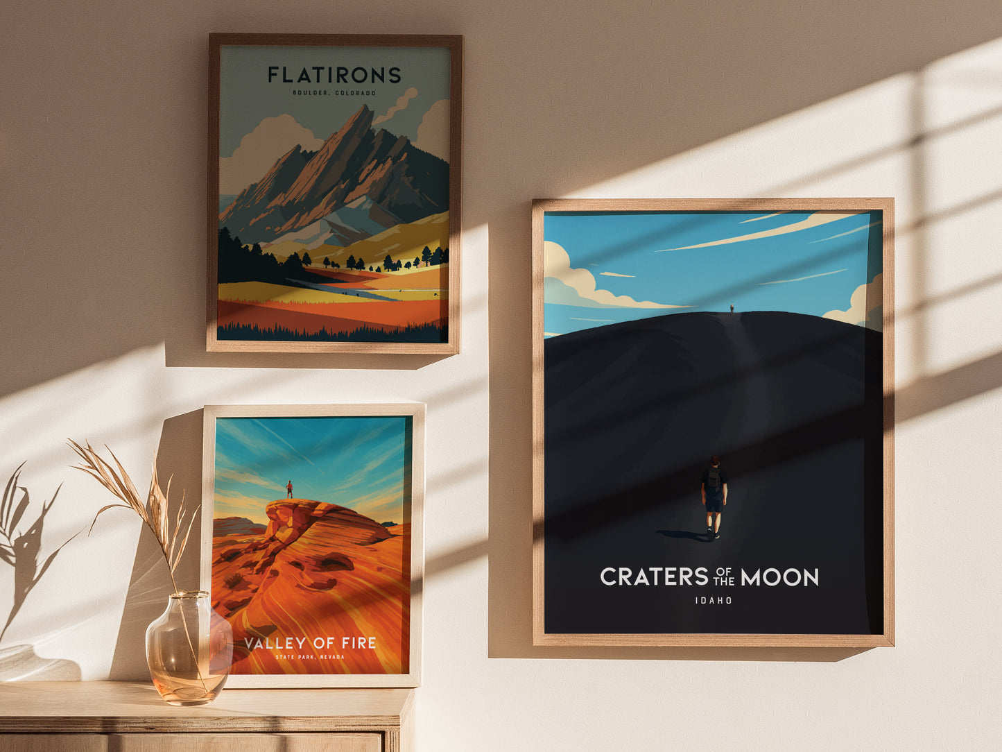 Craters of the Moon Poster | Idaho National Monument Wall Art