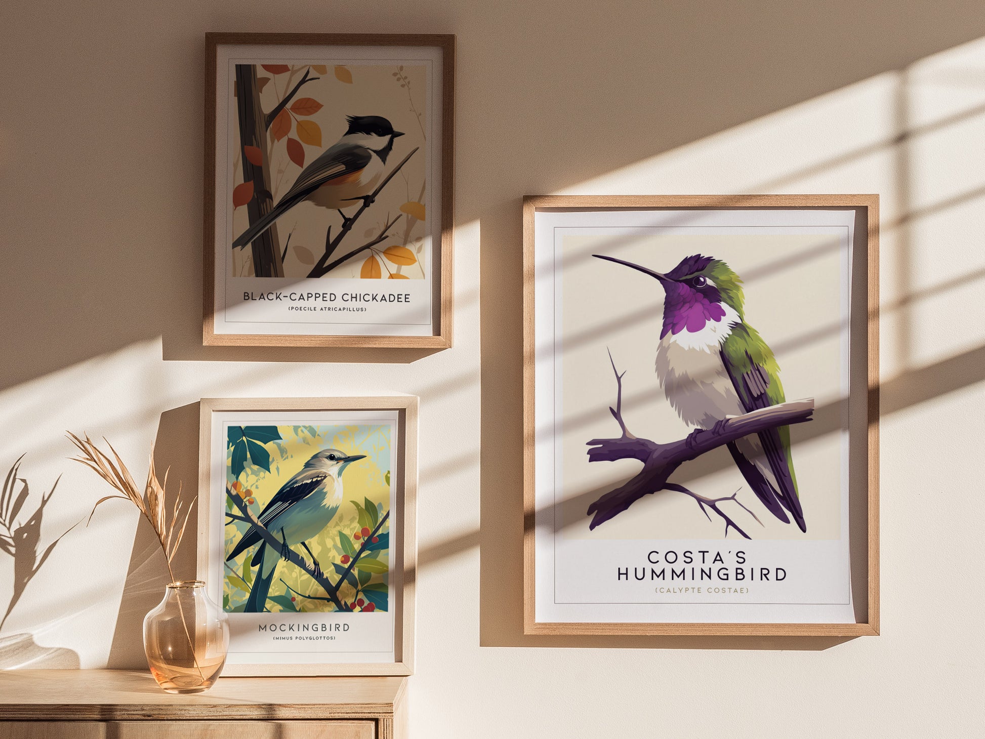 Costas Hummingbird Audubon Print | Bird Lover Wall Art | Framed or Unframed