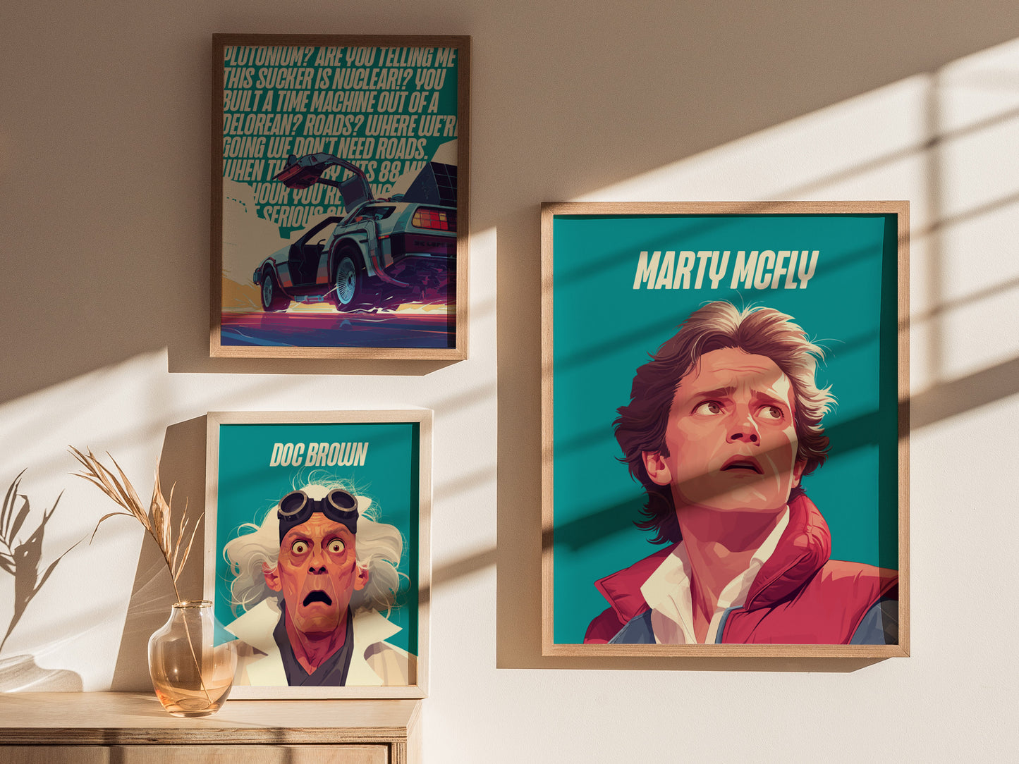 Marty McFly Poster | Back to the Future Fan Art Portrait