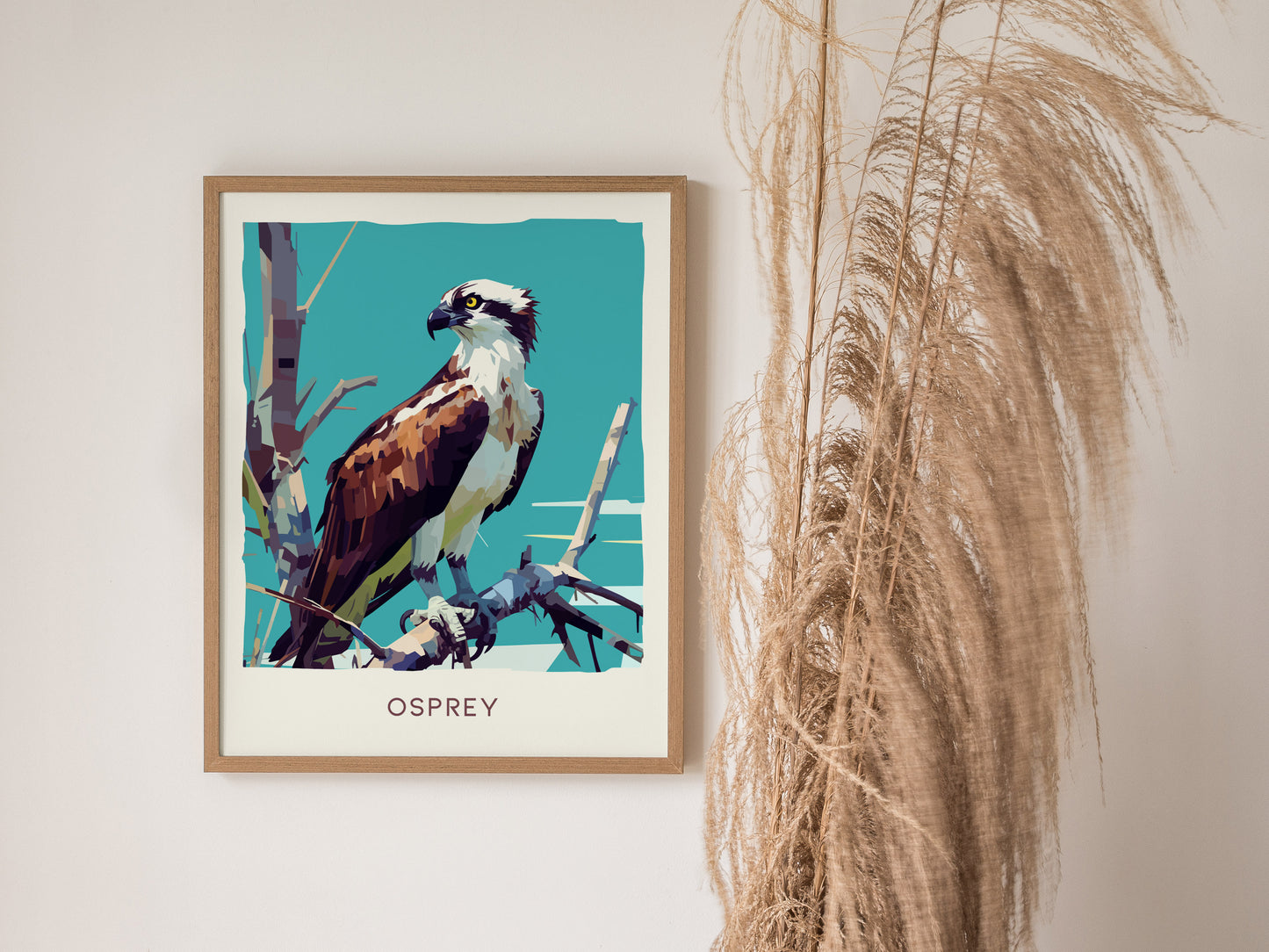 Osprey Poster | Florida Bird of Prey Wall Art Print