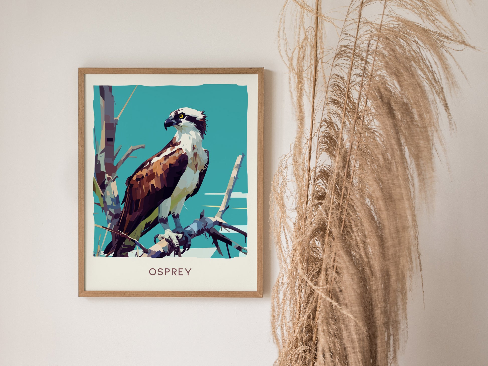 Osprey Poster | Florida Bird of Prey Wall Art Print