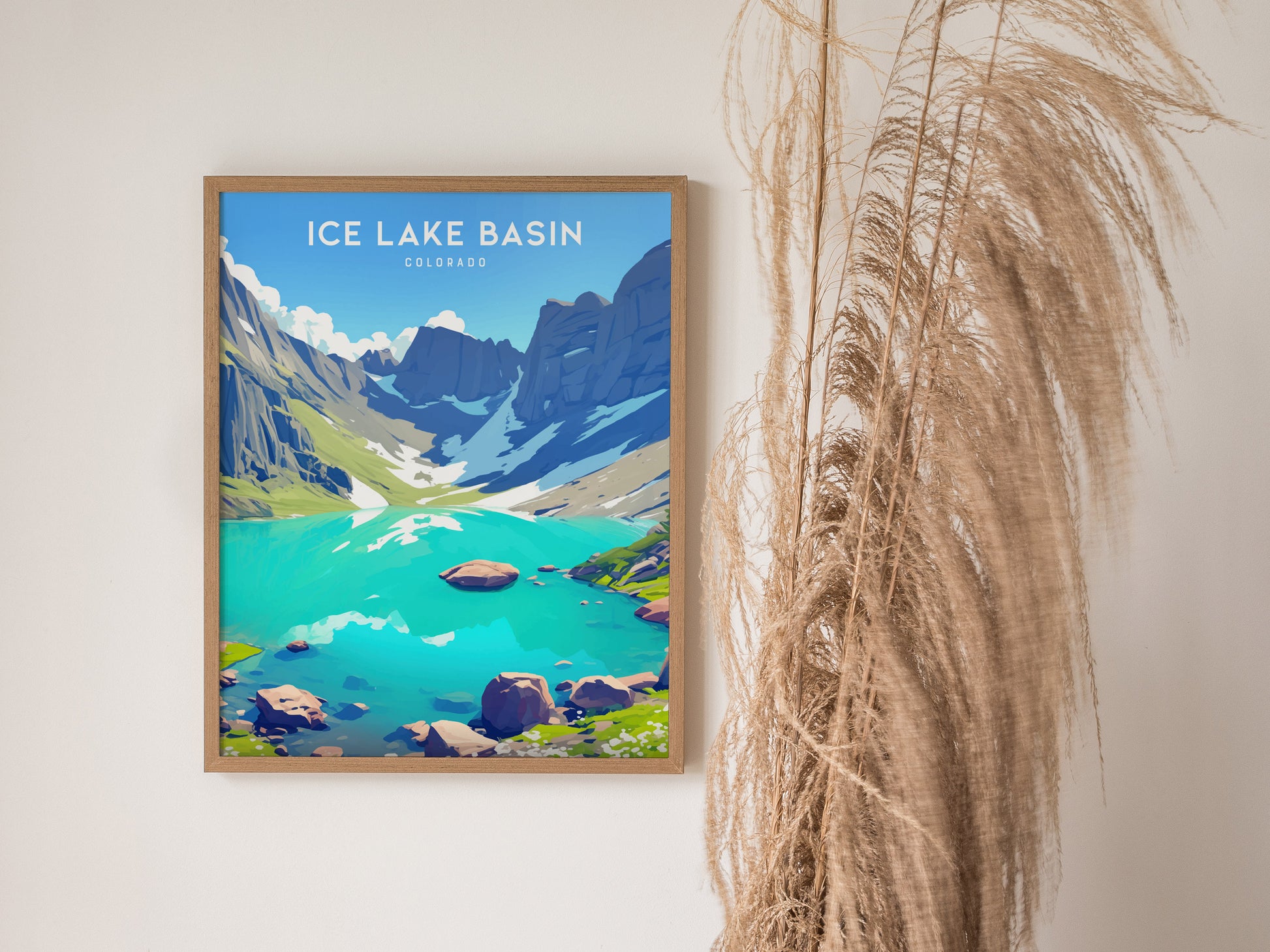 Ice Lake Basin Poster | Colorado Alpine Lake Wall Art