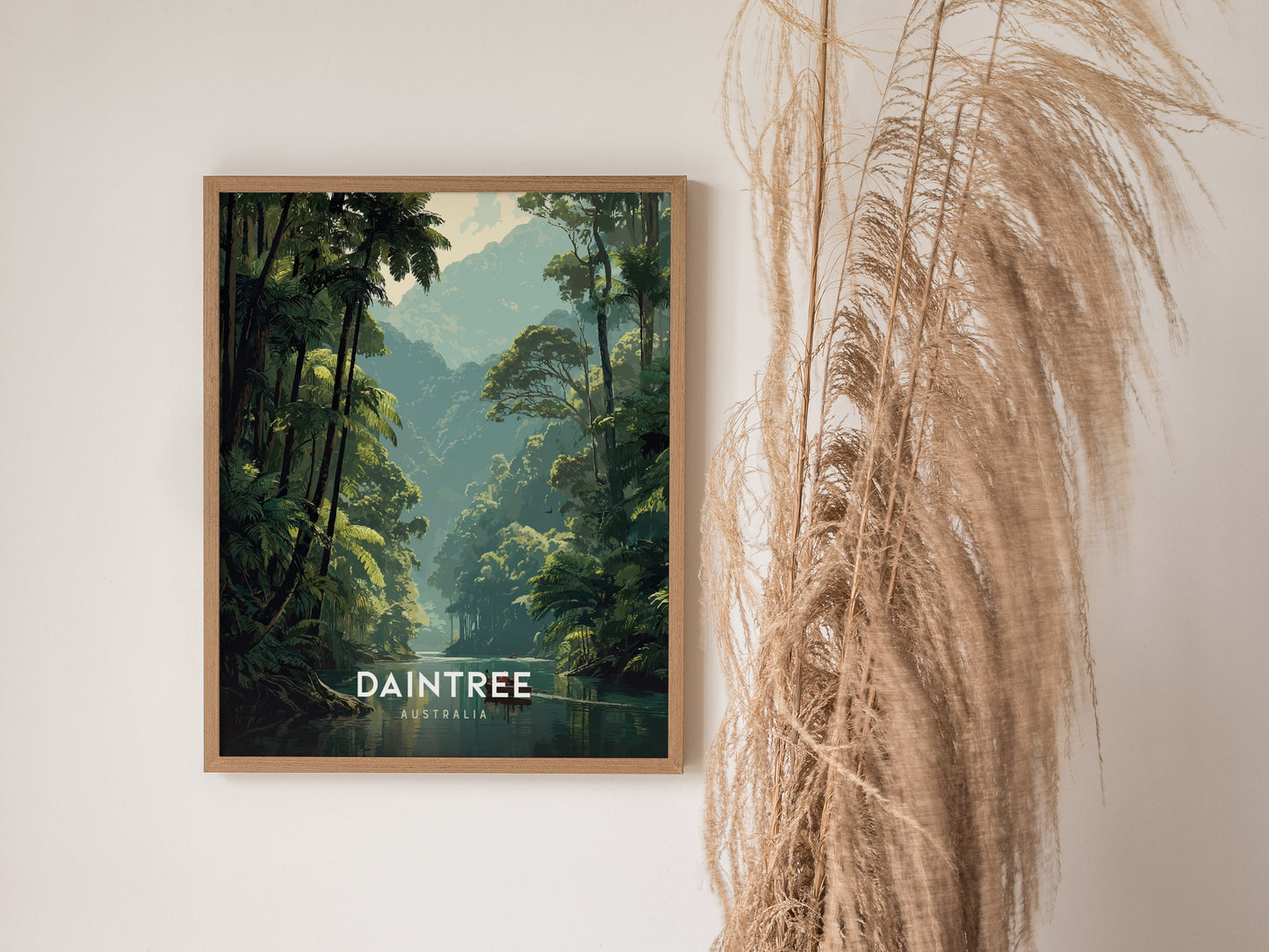 Daintree Rainforest Poster | Australia Tropical Travel Print Wall Art | Framed or Unframed