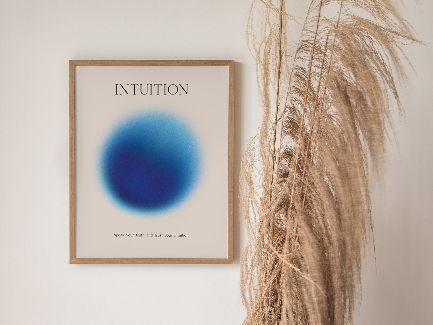 Intuition Aura Poster | Abstract Minimalist Wall Art