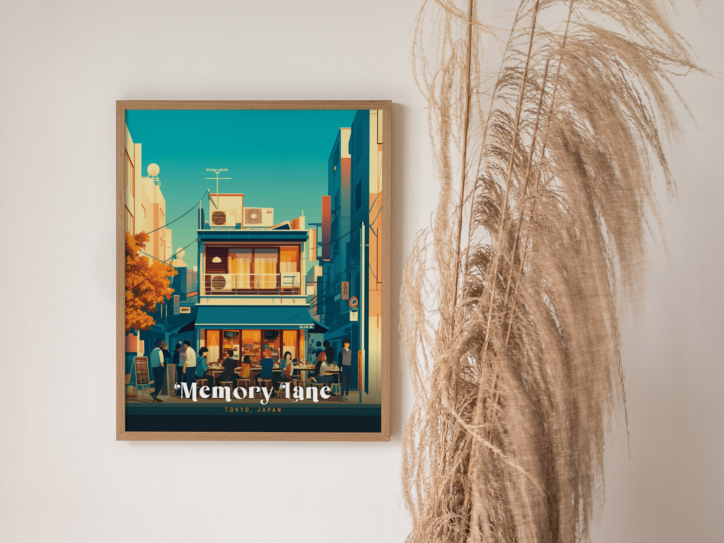 Memory Lane Tokyo Poster | Omoide Yokocho Shinjuku Wall Art