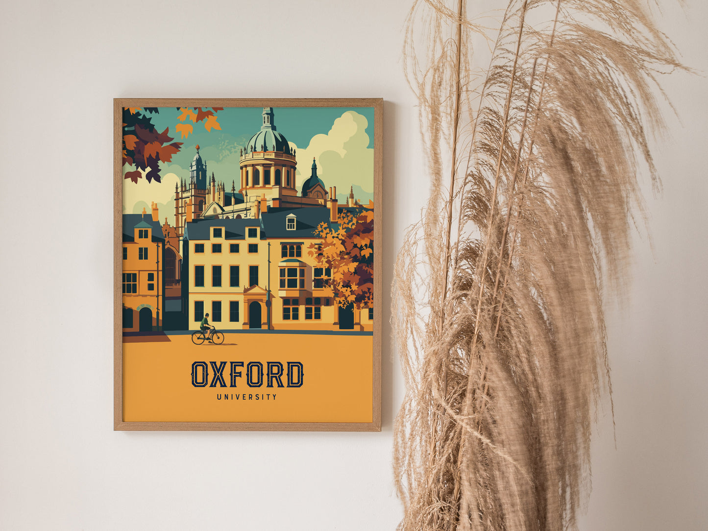 Oxford University Poster | Oxford England Wall Art Print