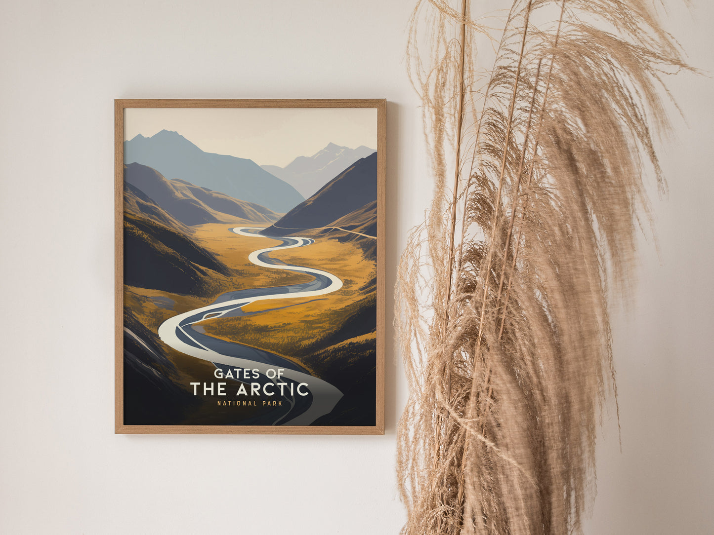 Gates of the Arctic Poster | Alaska National Park Wall Art | Framed or Unframed
