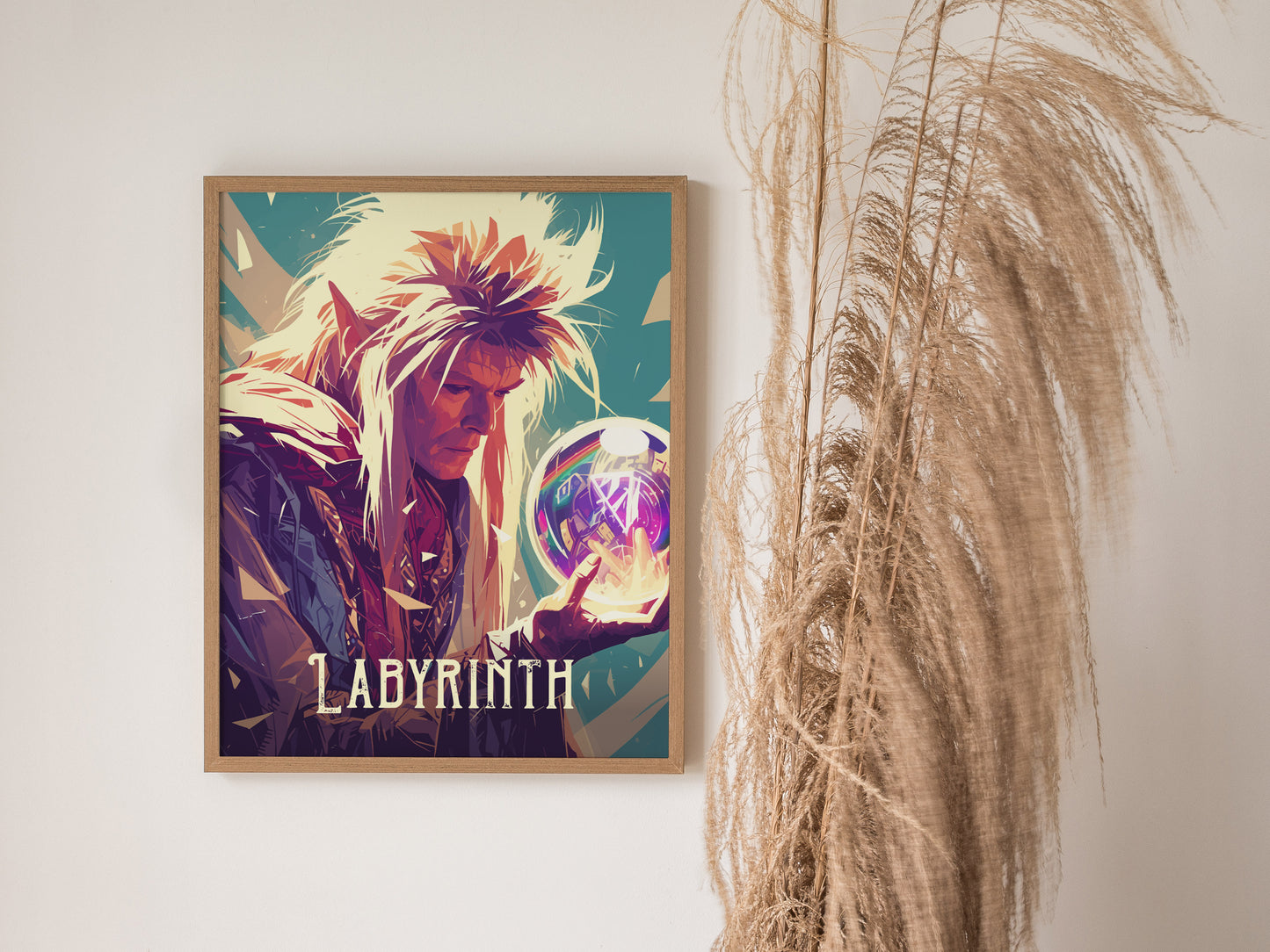 Labyrinth Movie Poster | 1980s Fantasy Film Wall Art