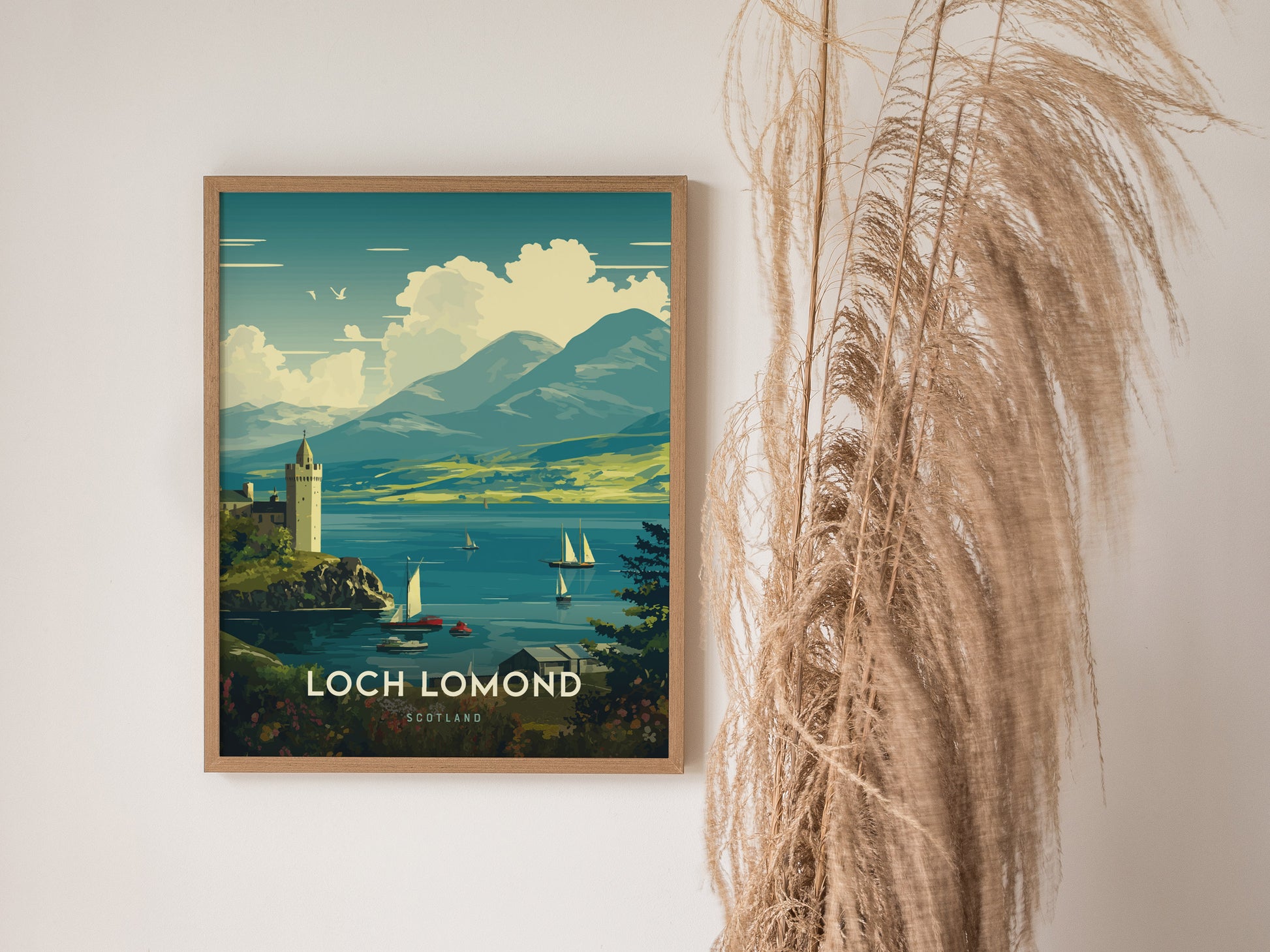 Loch Lomond Poster | Scotland Highlands Wall Art