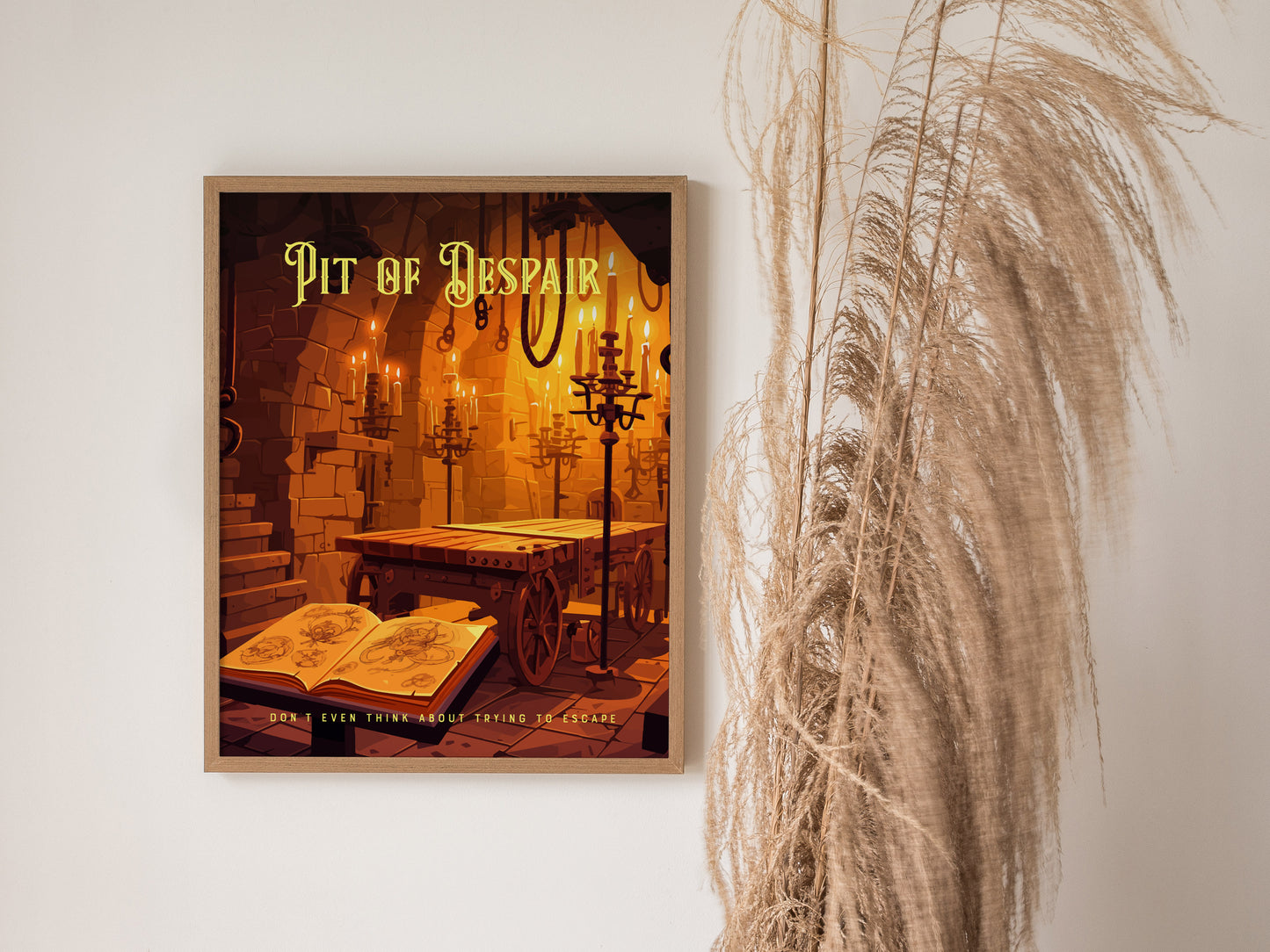 Pit of Despair Poster | Princess Bride Movie Fan Art Print