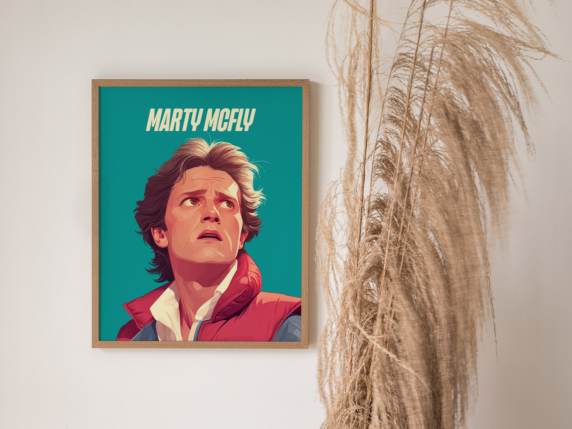 Marty McFly Poster | Back to the Future Fan Art Portrait