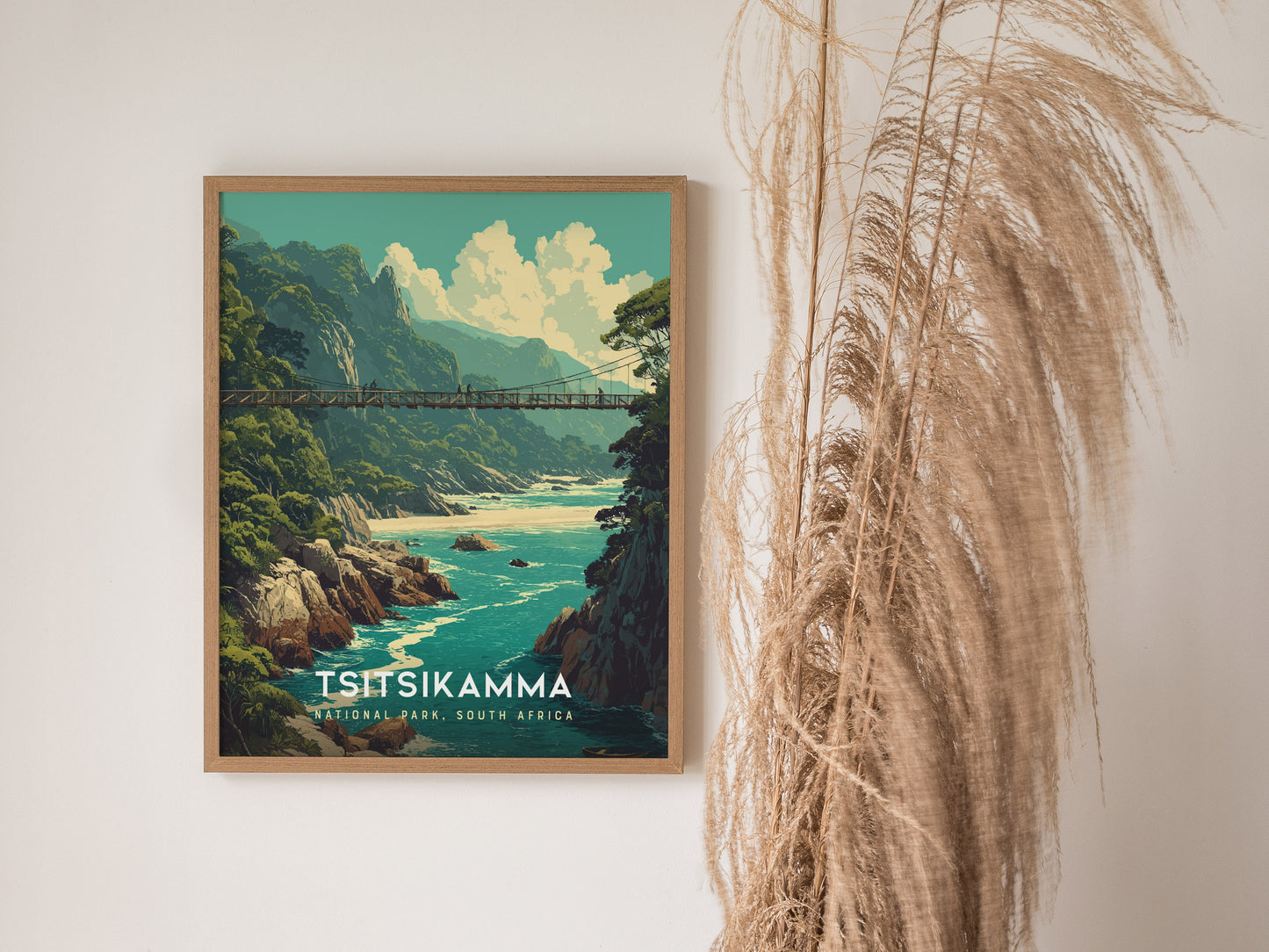 Tsitsikamma National Park Poster | South Africa Coastal Wall Art