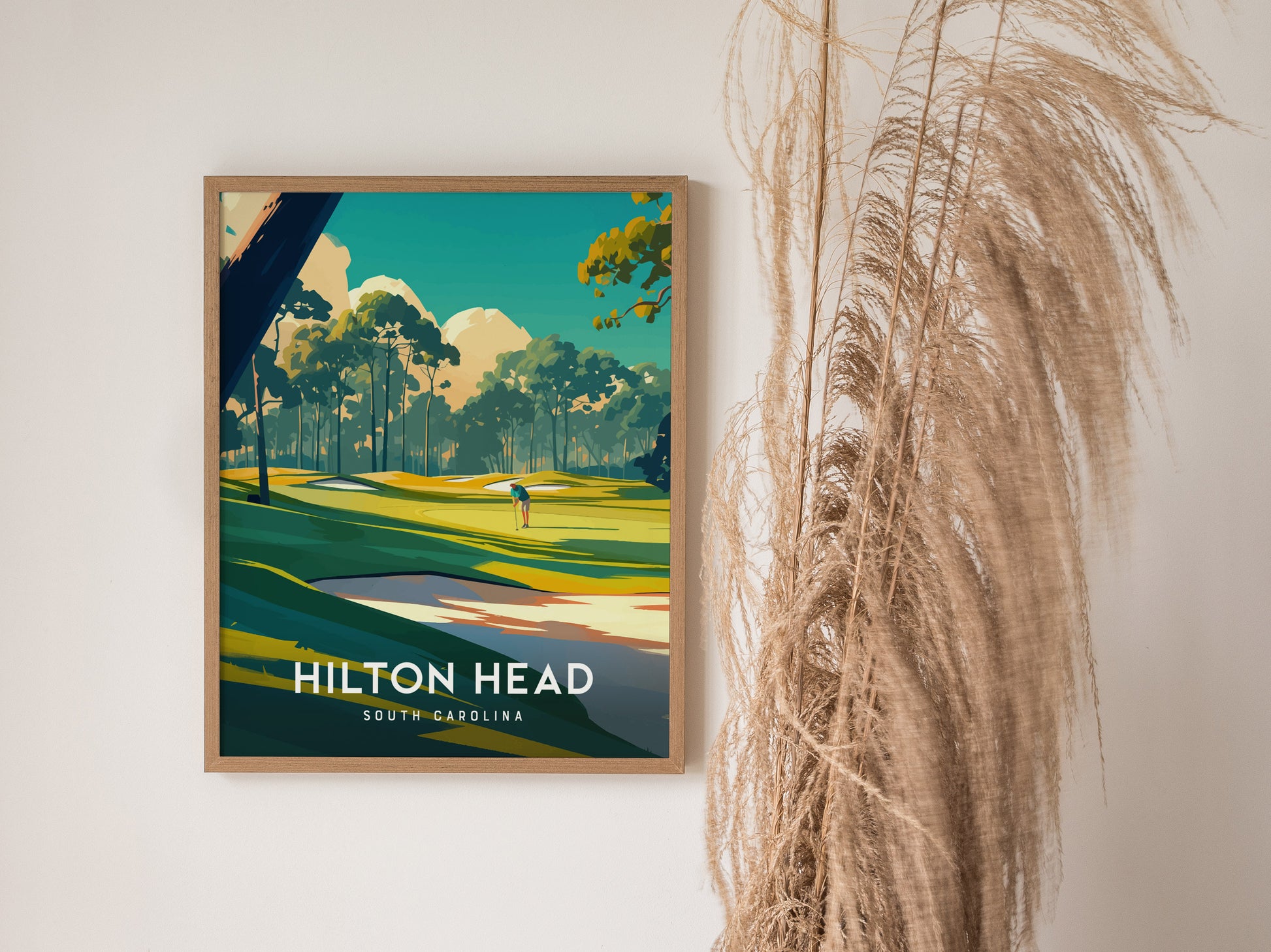 Hilton Head Island Golf Poster | South Carolina Wall Art