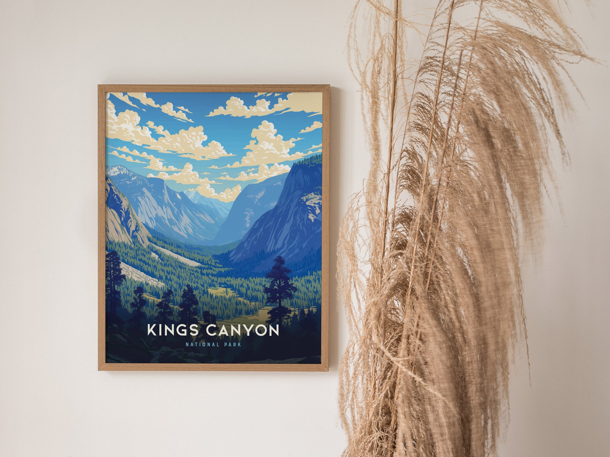 Kings Canyon National Park Poster | California Wall Art Print