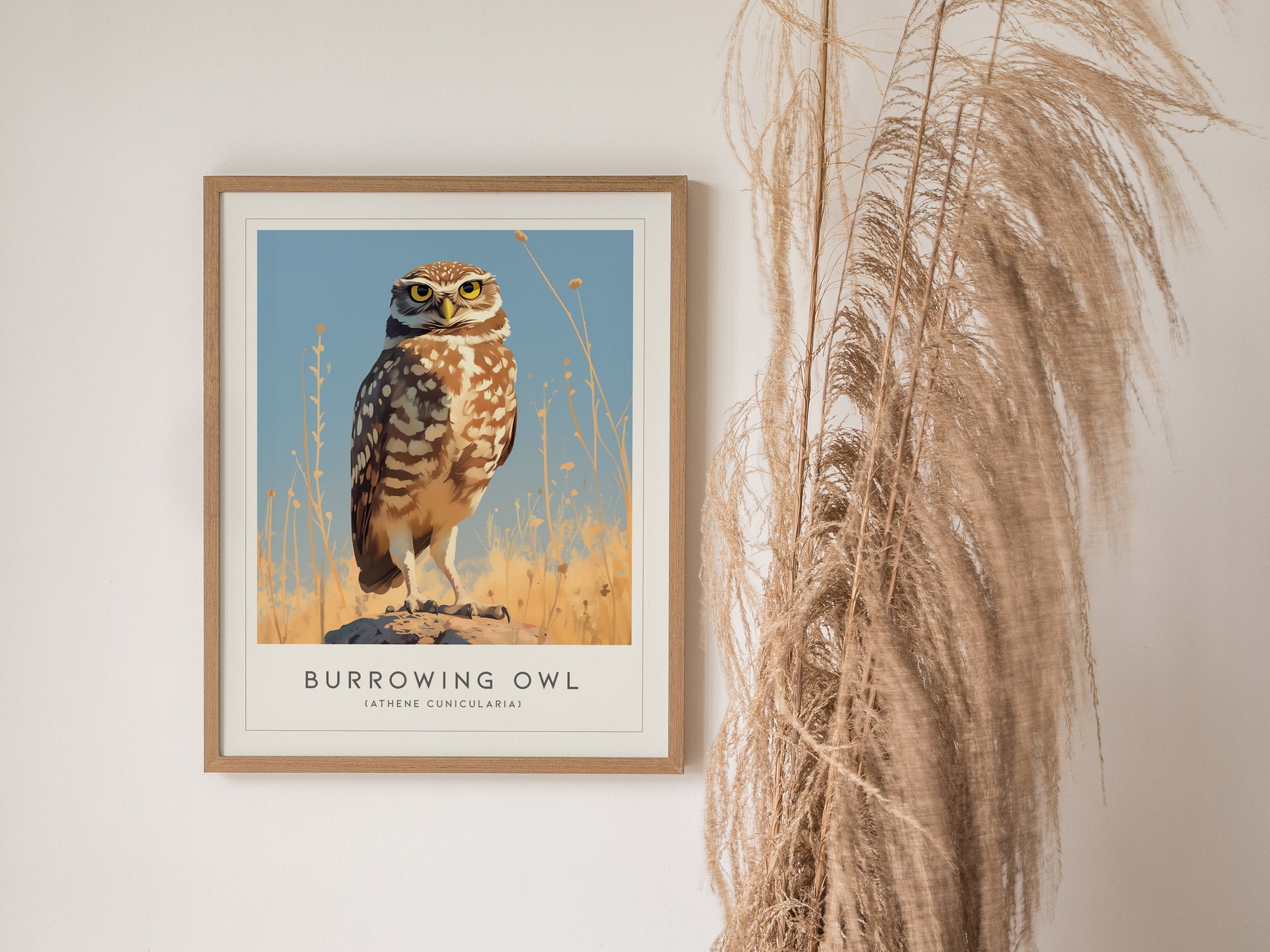 Burrowing Owl Audubon Print | Bird Lover Wall Art Print