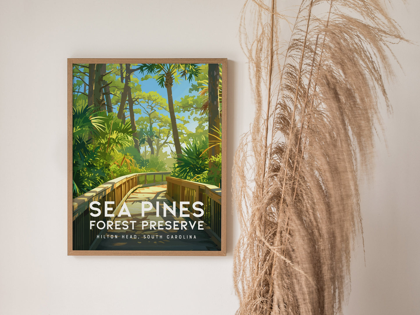 Sea Pines Forest Preserve Poster | Hilton Head Island SC Art