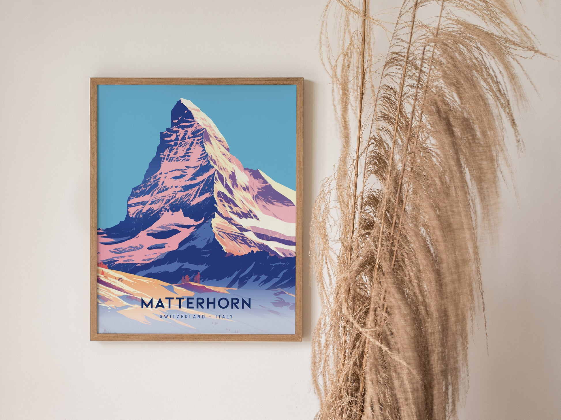 Matterhorn Poster | Iconic Alpine Peak Wall Art