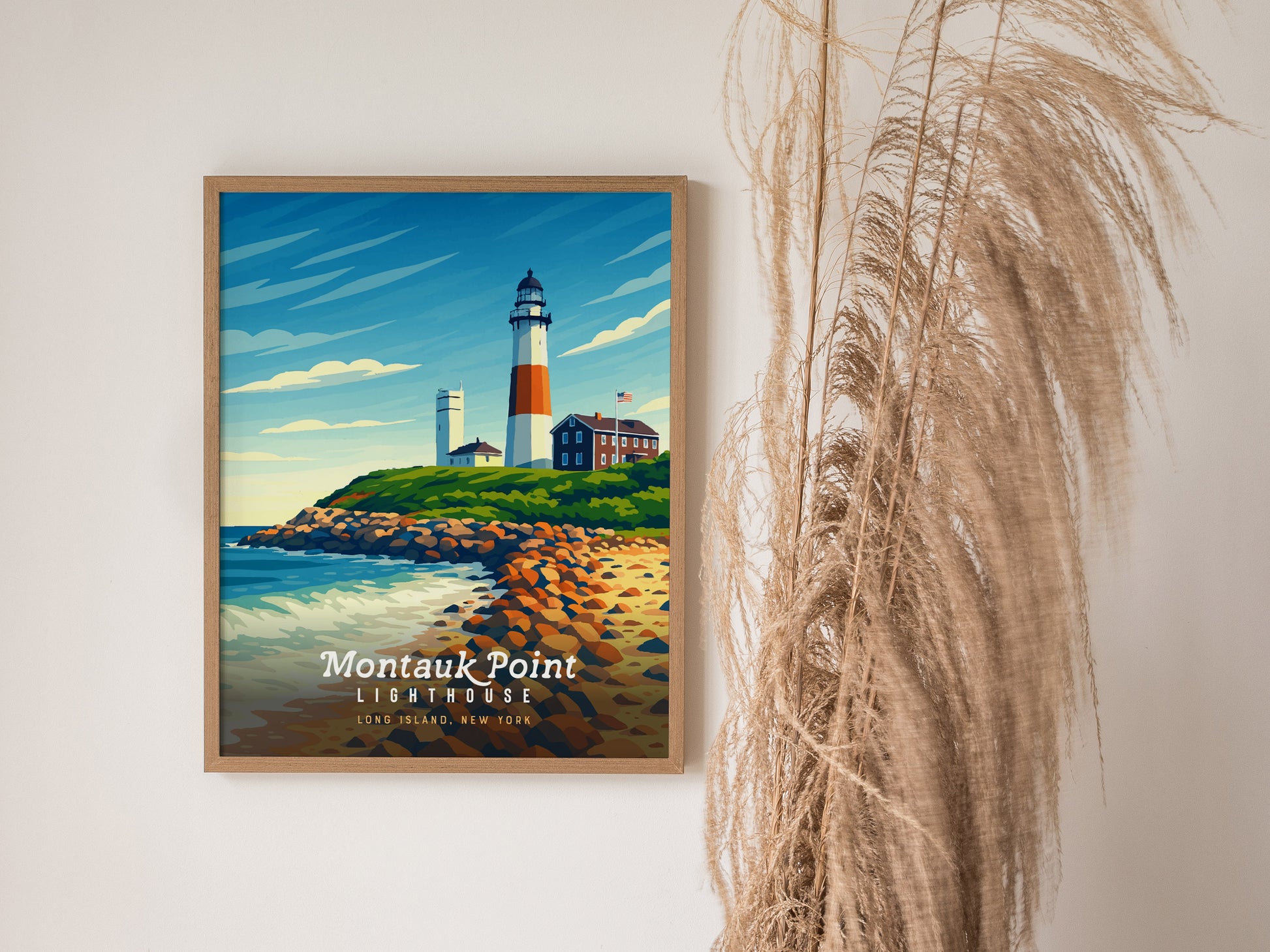 Montauk Point Lighthouse Poster | Long Island New York Wall Art