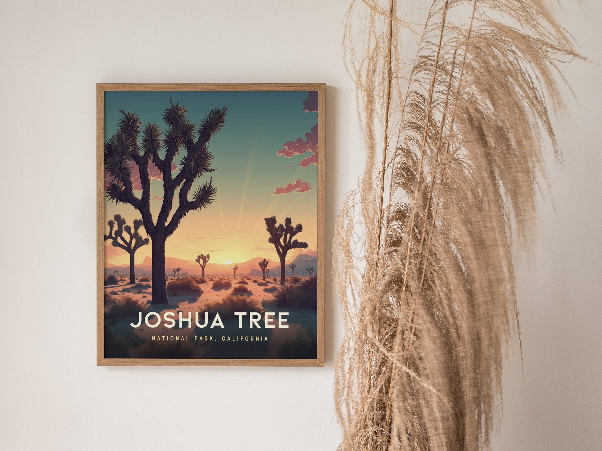 Joshua Tree National Park Poster | Desert Travel Print Wall Art