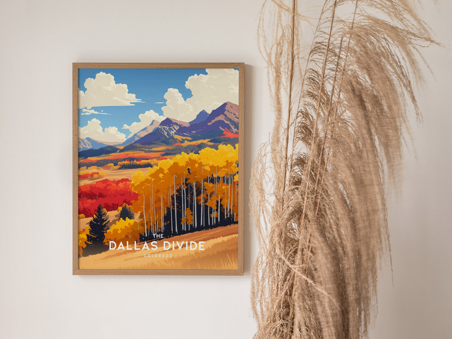 Dallas Divide Poster | Colorado Landscape Wall Art