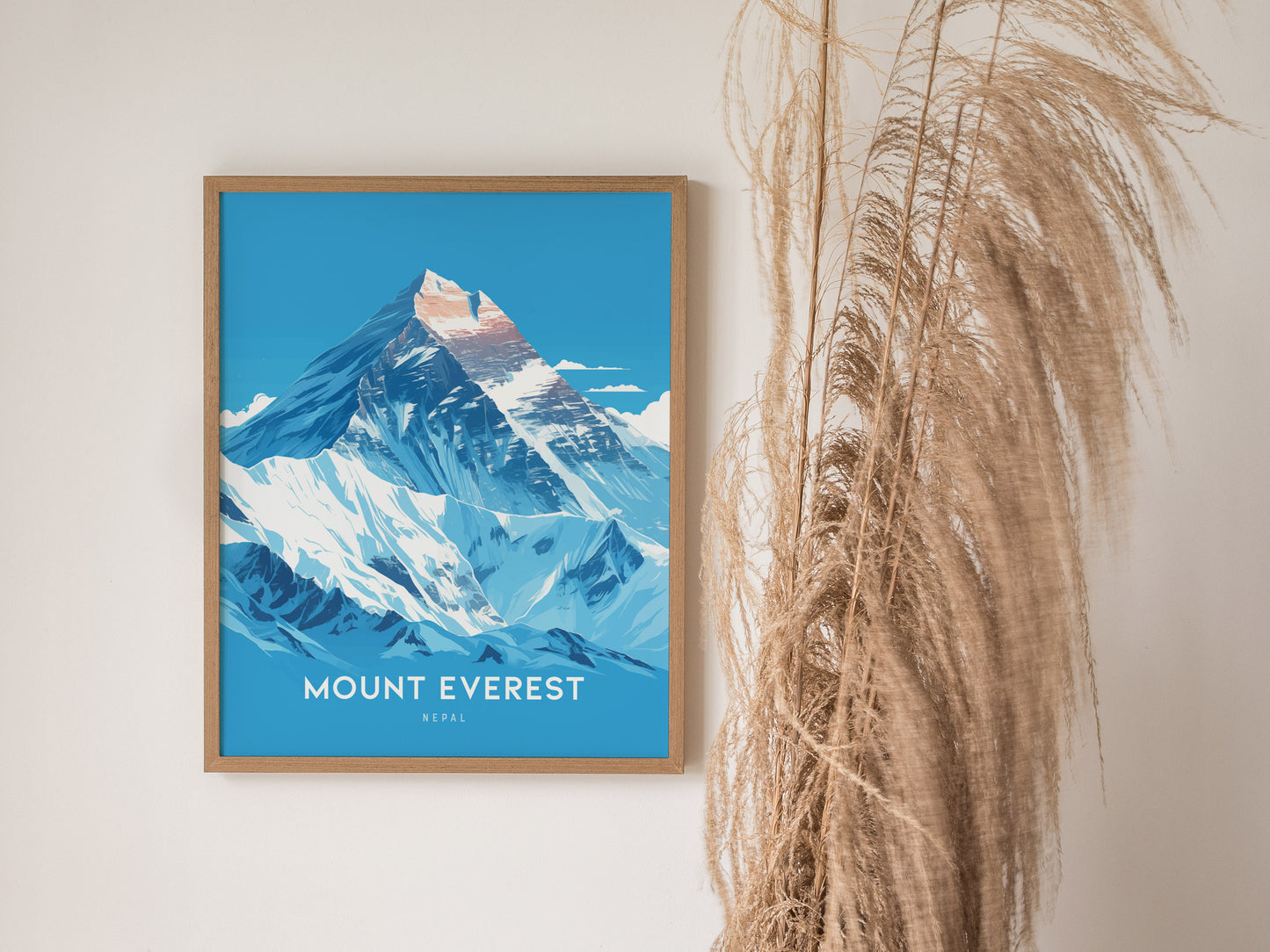 Mount Everest Poster | Nepal Himalaya Wall Art