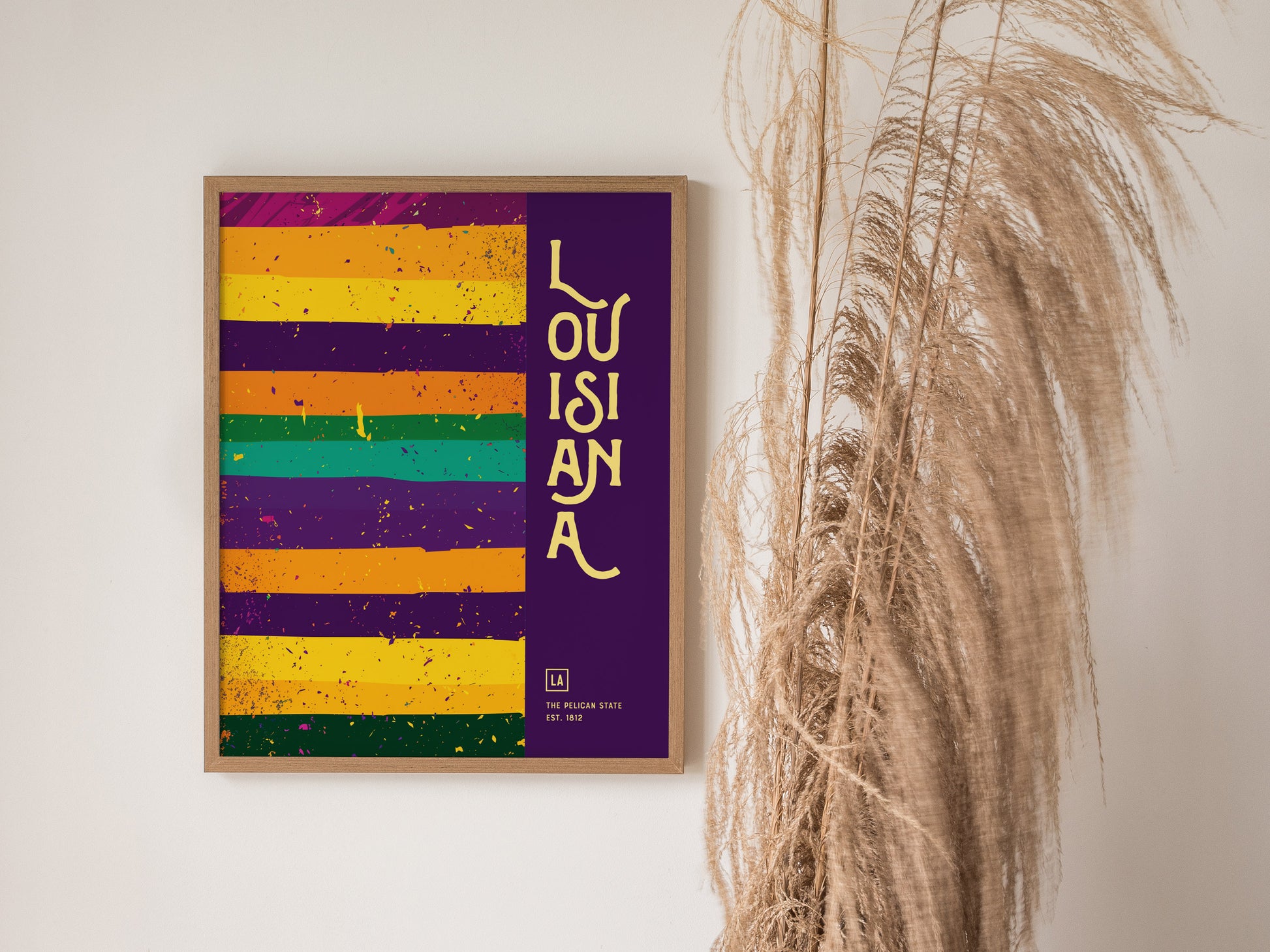 Louisiana Poster | The Pelican State Wall Art